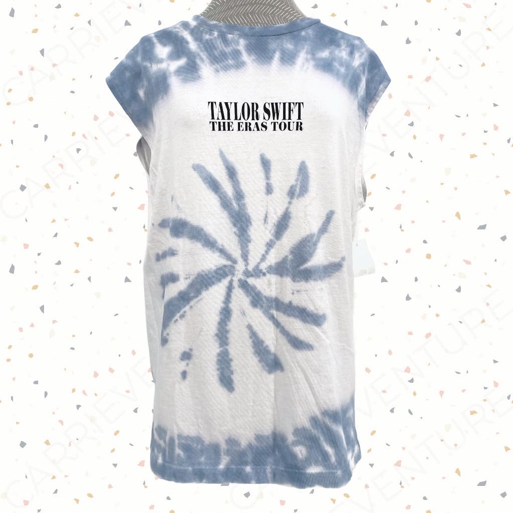 NEW Taylor Swift Eras Tour Tie Dye Tank Top Muscle Tee Stadium Exclusive Merch Size L