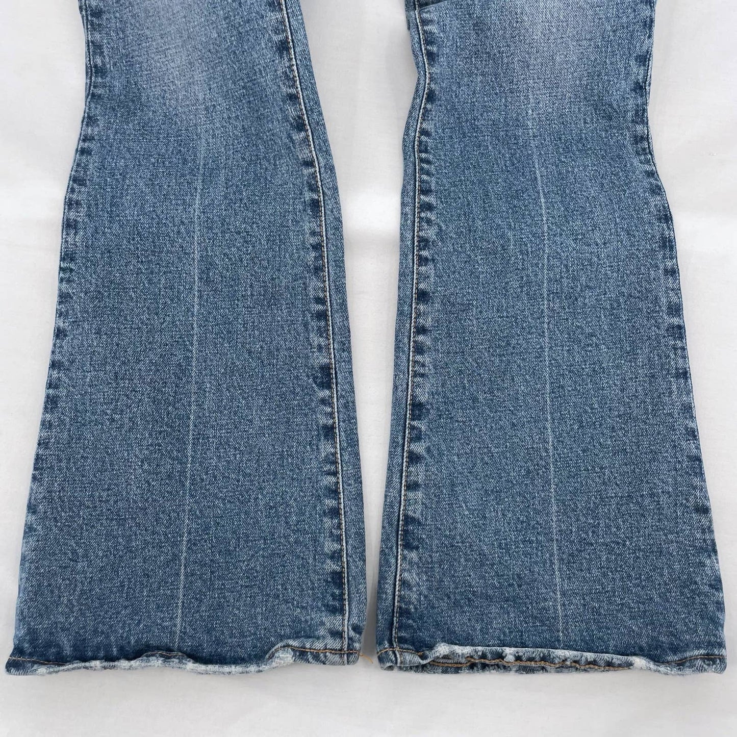 Moussy MVS Flare Leg Light Wash Faded Jeans High Rise 010CSA12-1400-6 Size 24