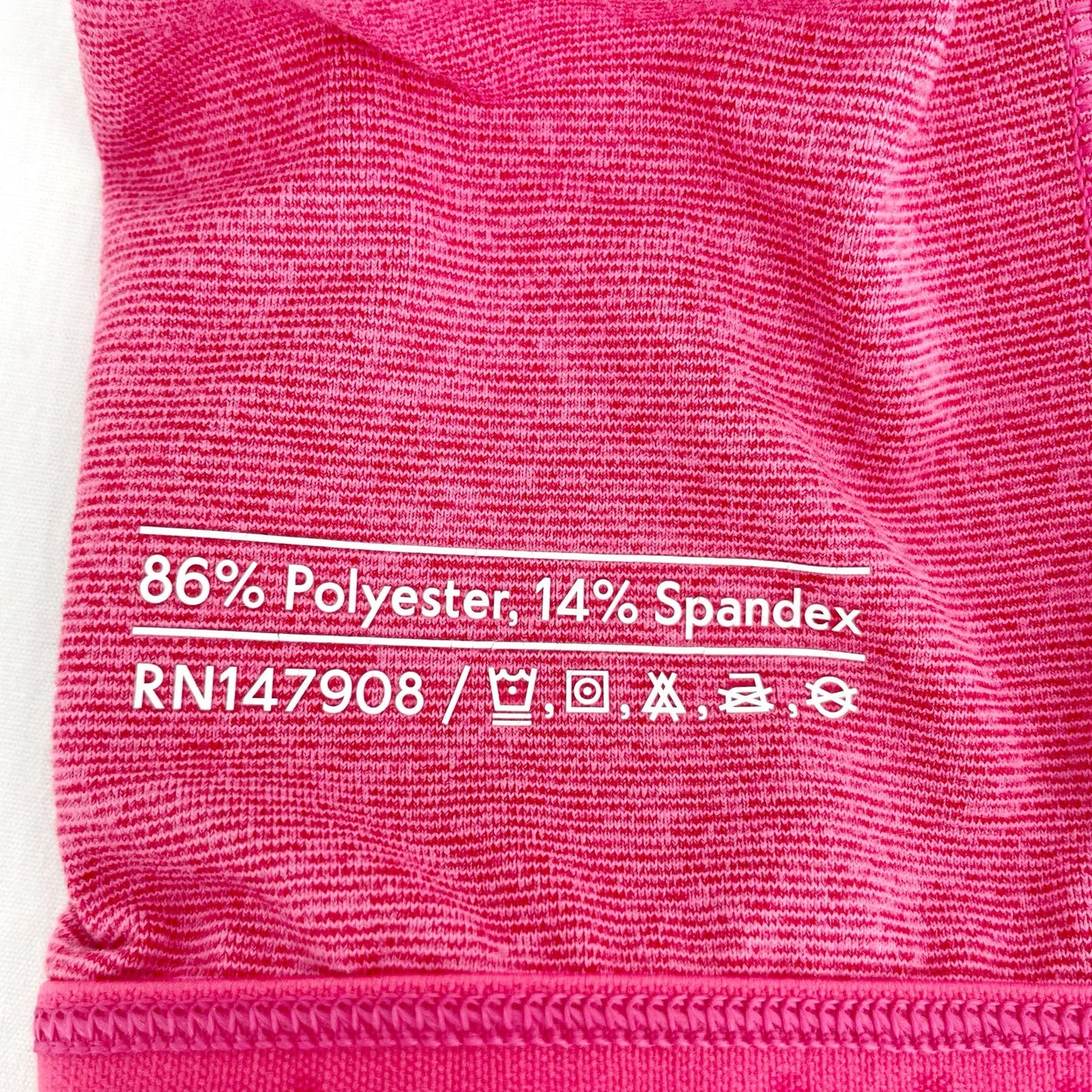 Outdoor Voices Athena Crop Top Flamingo Hot Pink High Neck Sports Bra Size XL