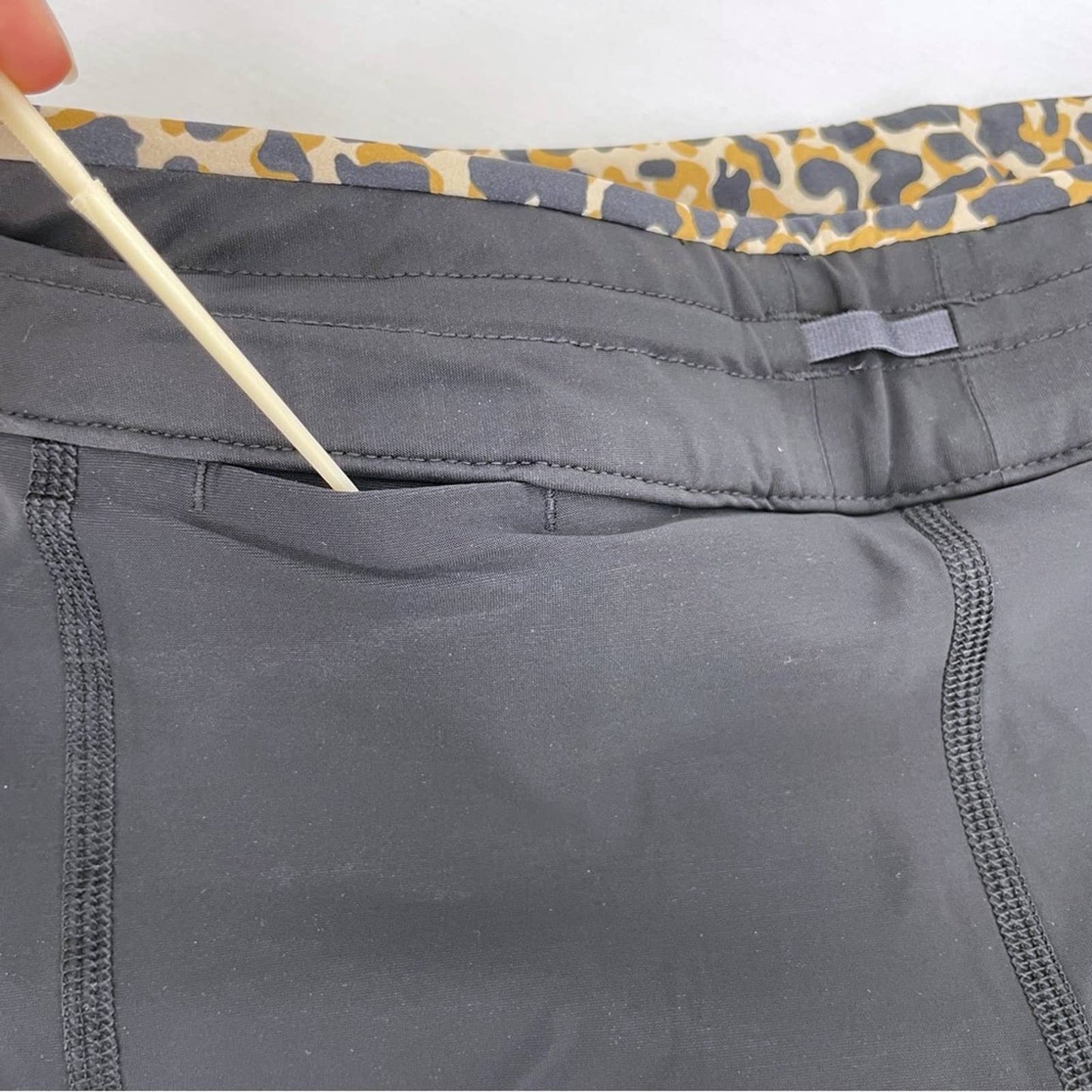 NEW Outdoor Voices Exercise Skort Leopard Print Black Active Athletic Skirt Size XS