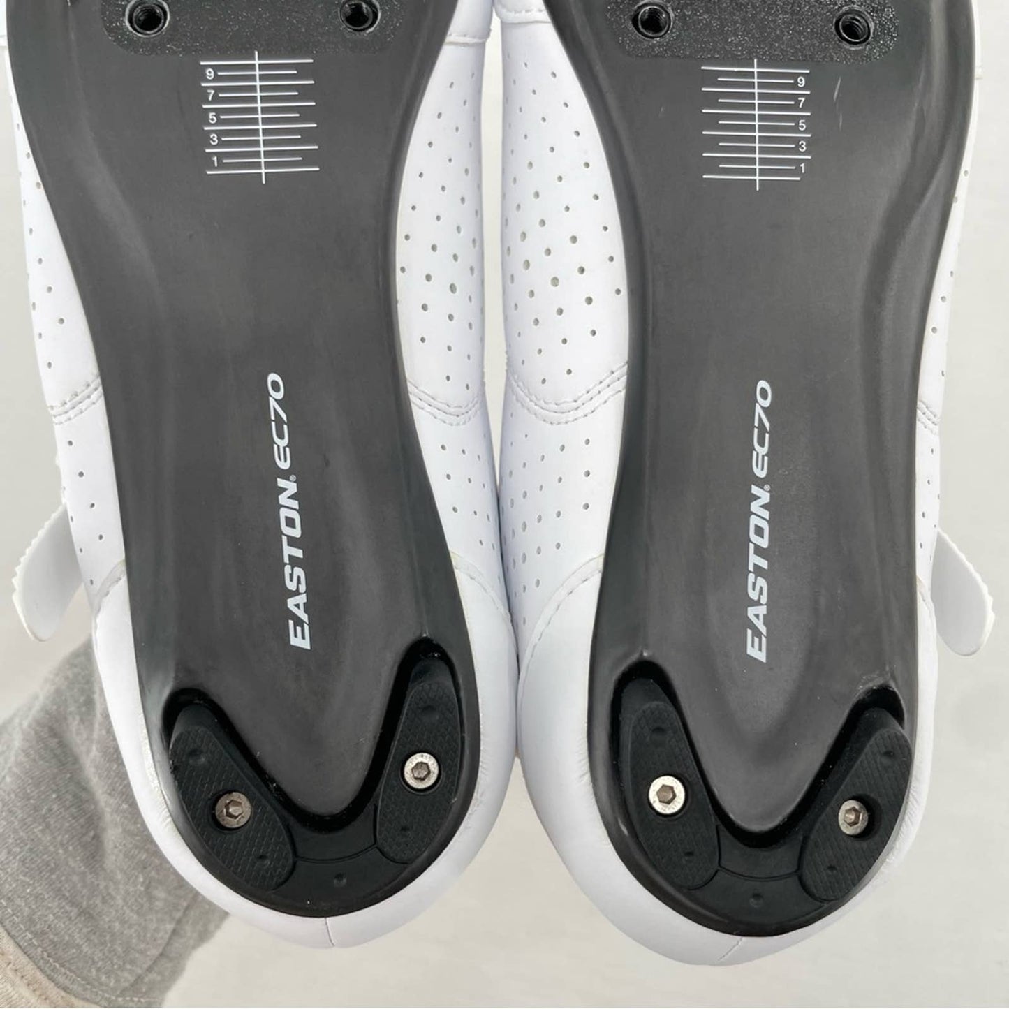 Giro ESPADA E70 Road Cycling Shoe Matte White Delta 3 Bolt Style Peloton Size 42.5