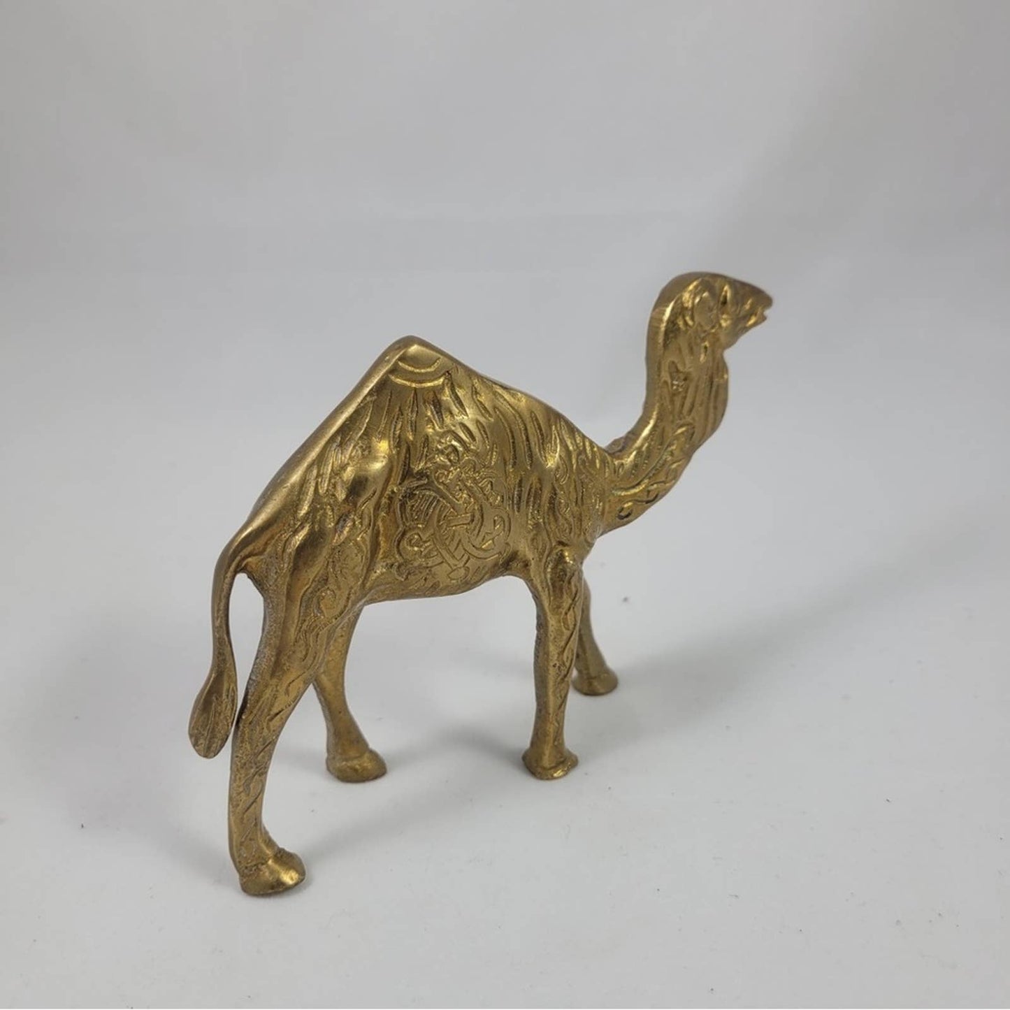 Vintage Brass Camel Nativity Christmas Story Winter Holiday Decor