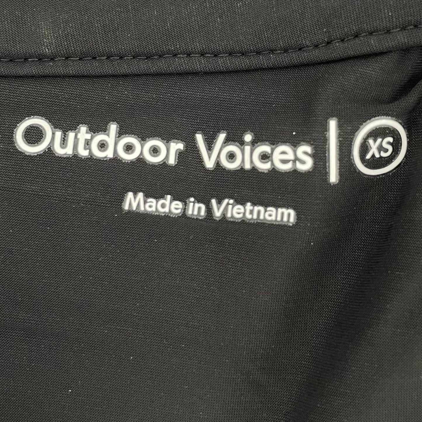 NEW Outdoor Voices Exercise Skort Leopard Print Black Active Athletic Skirt Size XS