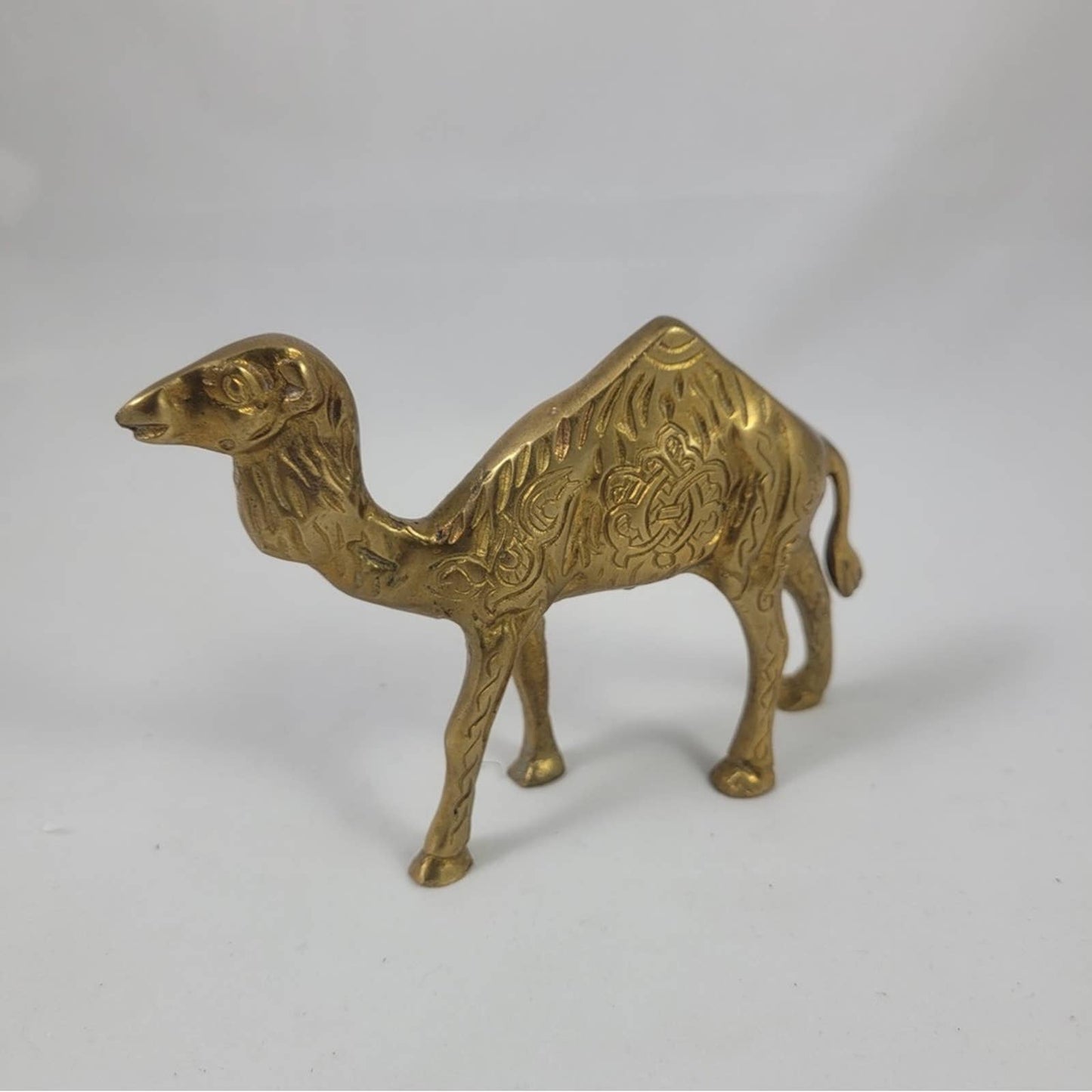 Vintage Brass Camel Nativity Christmas Story Winter Holiday Decor