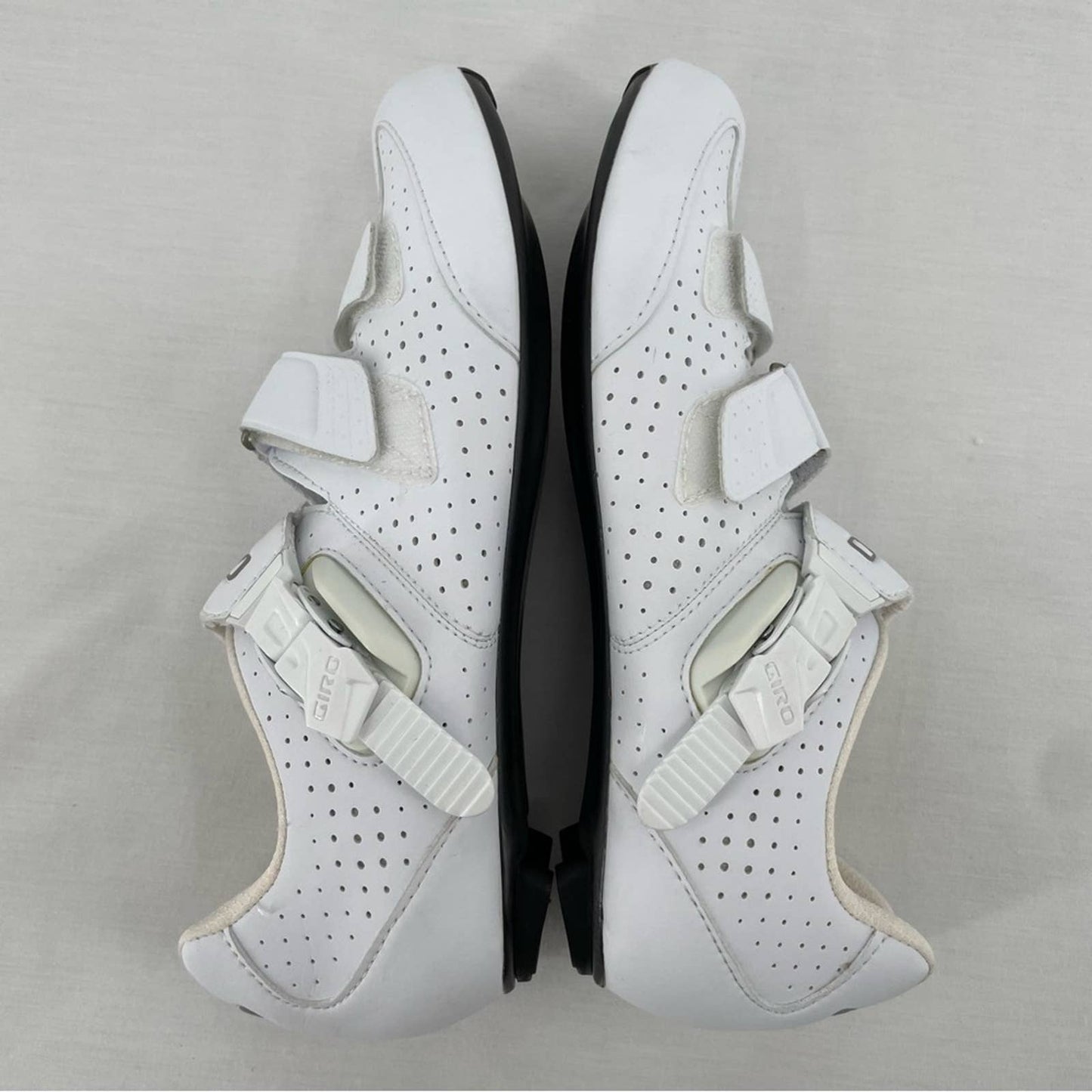 Giro ESPADA E70 Road Cycling Shoe Matte White Delta 3 Bolt Style Peloton Size 42.5