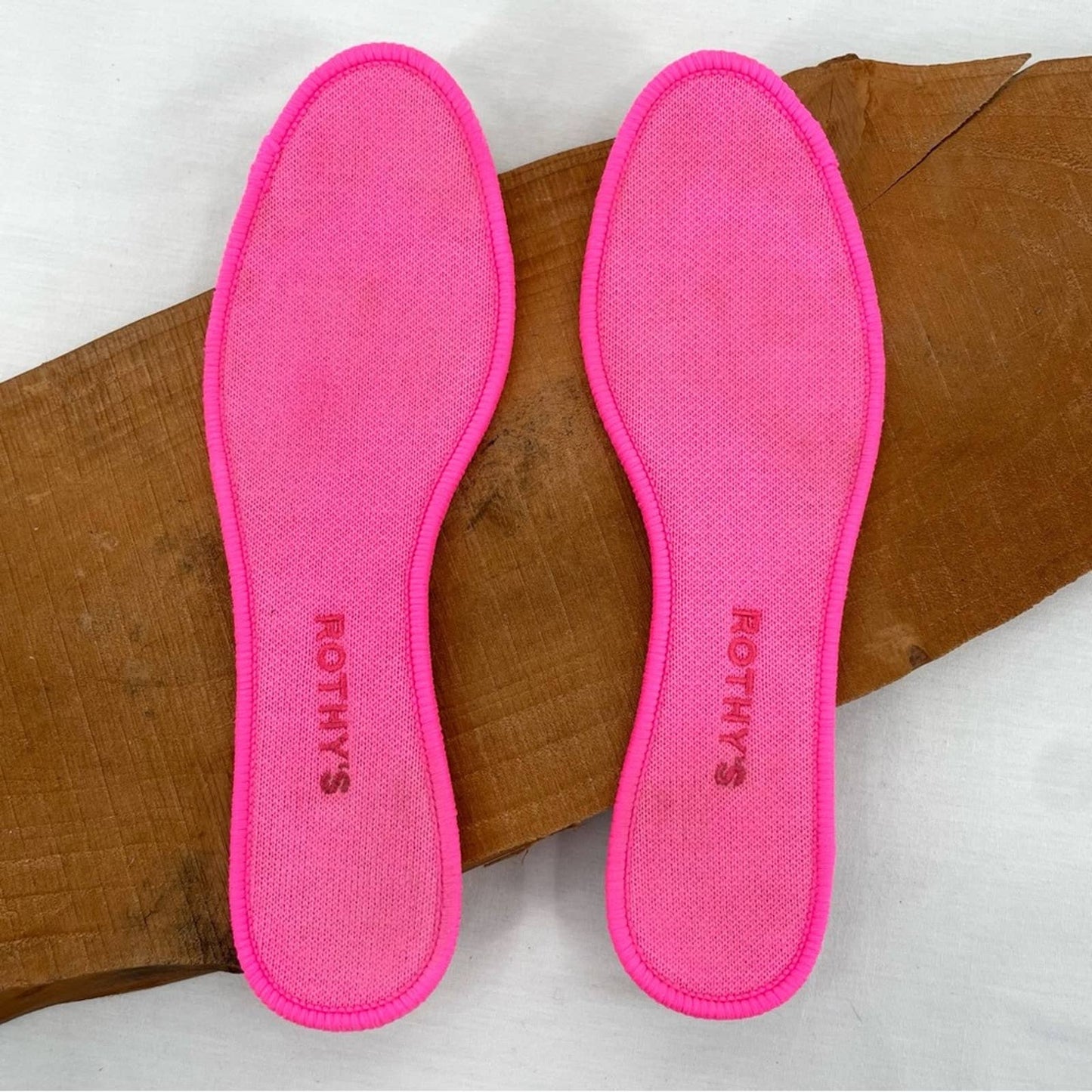 Rothy’s Merino Wool Haze Spot Grey Leopard Print Hot Pink Trim Round Toe Flats Size 9