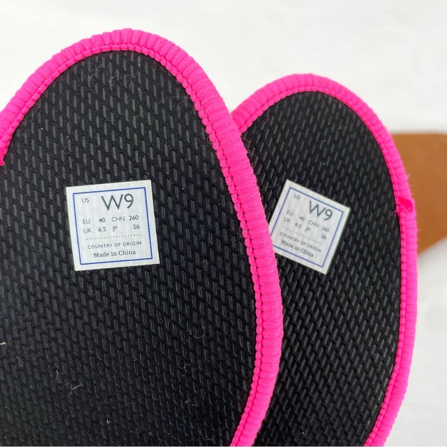 Rothy’s Merino Wool Haze Spot Grey Leopard Print Hot Pink Trim Round Toe Flats Size 9