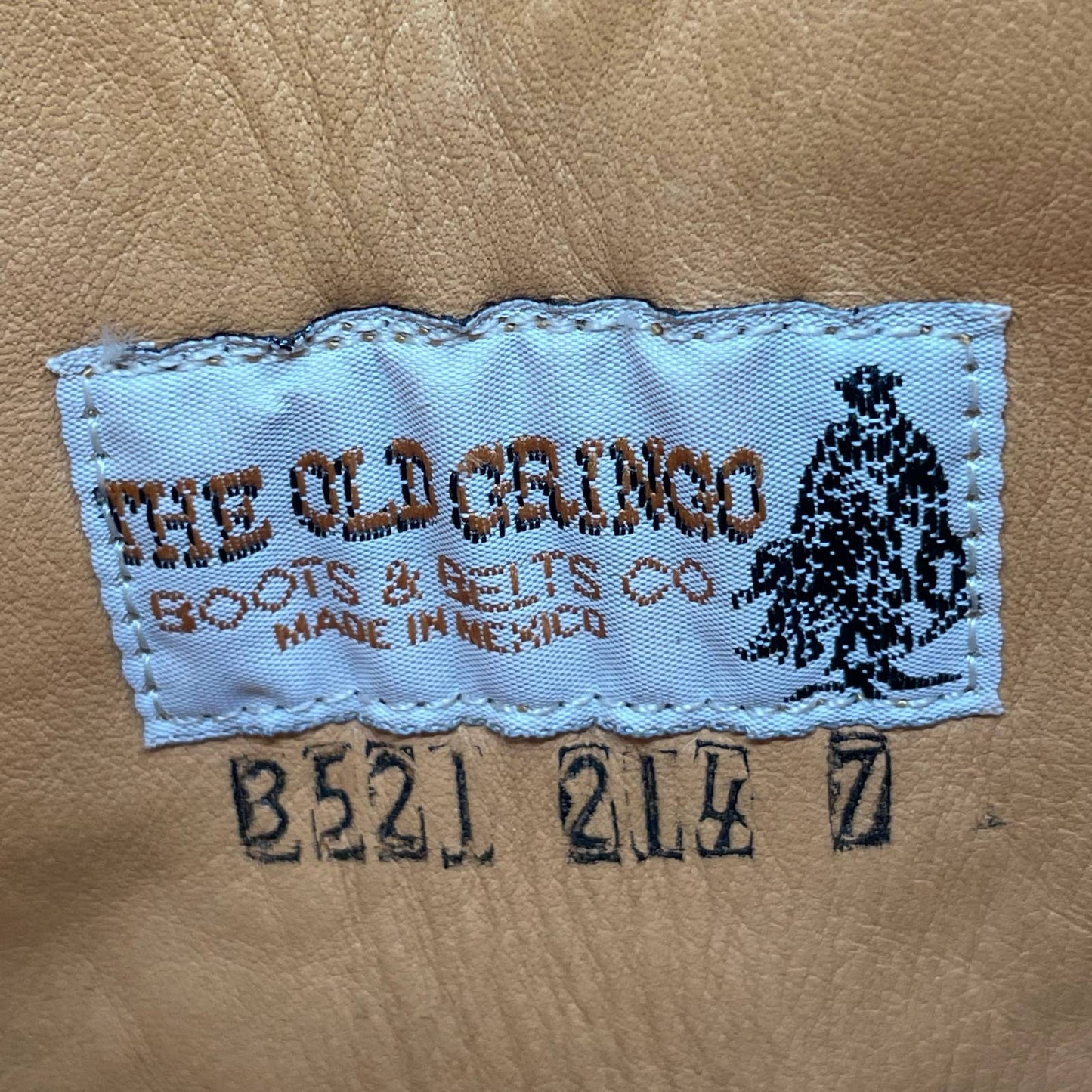 Old Gringo Pavito Embroidered Cowboy Cowgirl Boots Western Style Tan Brown Size 7.5
