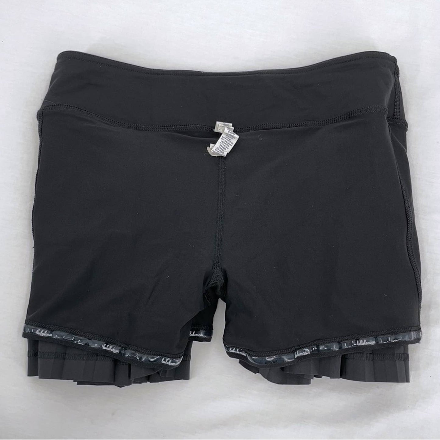 Lululemon Pleat to Street II Black Skirt Skort Golf Tennis Ballerina Twirly Size 6