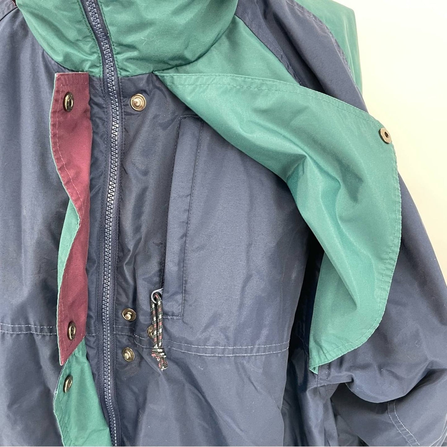 Vintage Columbia Criterion 4-in-1 Double Coat Reversible Jacket Color Block 90s Size 2X