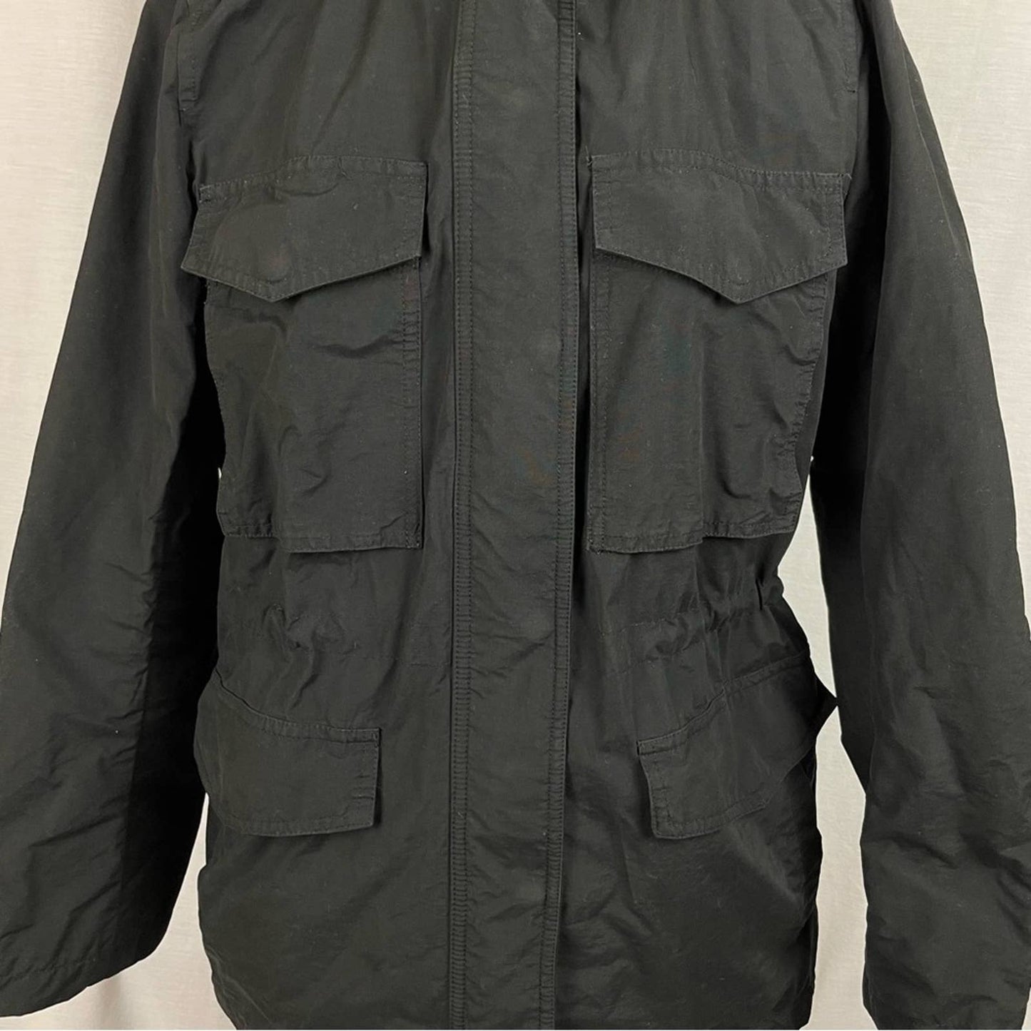 rag & bone Black Military Style Utility Jacket Coat Hood !! Shell Only - as-is!! Size 4