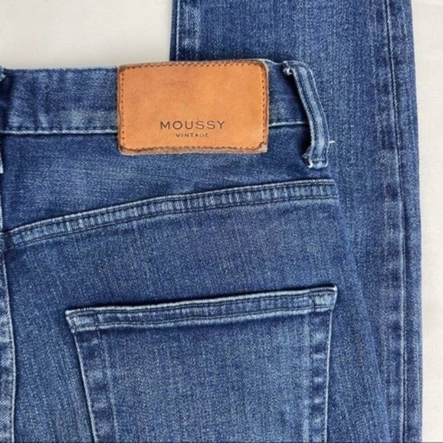 Moussy Vintage Willow Rebirth Skinny Ankle High Rise Stretchy Blue Jeans Style 025CAC12-2243 Size 26