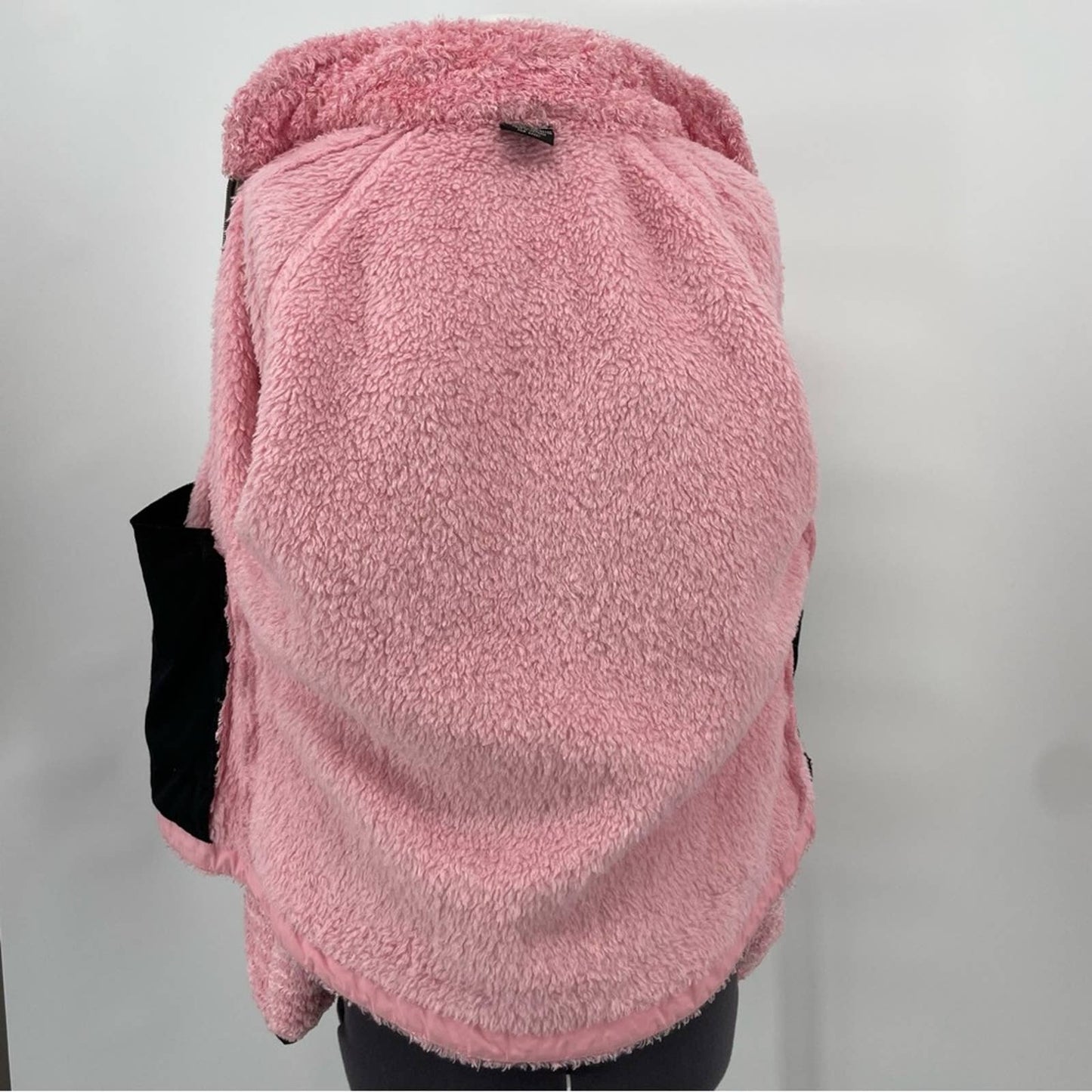 Hot Chillys Pink Shaggy Fuzzy Sherpa Fleece Jacket Shooter Series Zip In Layer Size M