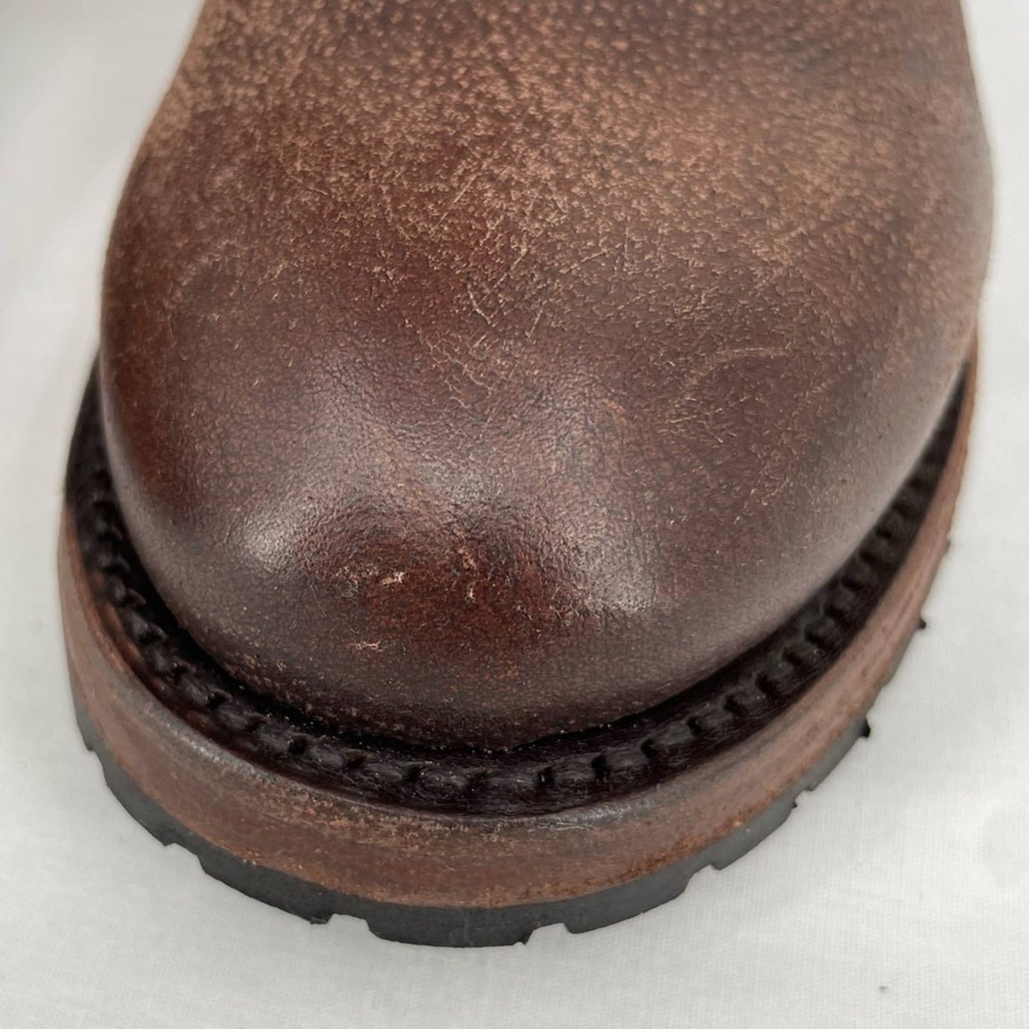 Freebird by Steven Cody Brown Distressed Leather Slouchy Engineer Pirate Boot Size 7