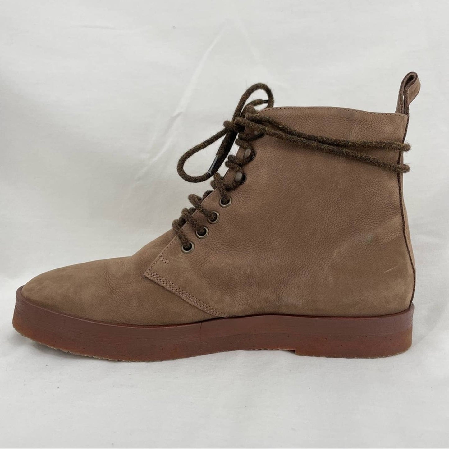 Jenni Kayne Canyon Boot Oiled Leather Nubuck Stone Retro Hiking Vibes Neutral Size EU 40