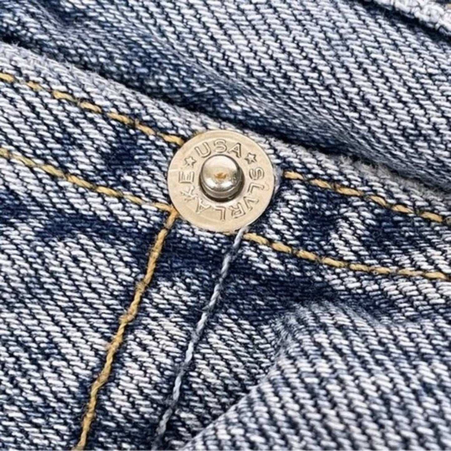 SLVRLAKE Beatnik High Rise Slim Fit Don’t Be Cruel Medium Wash Denim Blue Jeans Size 31