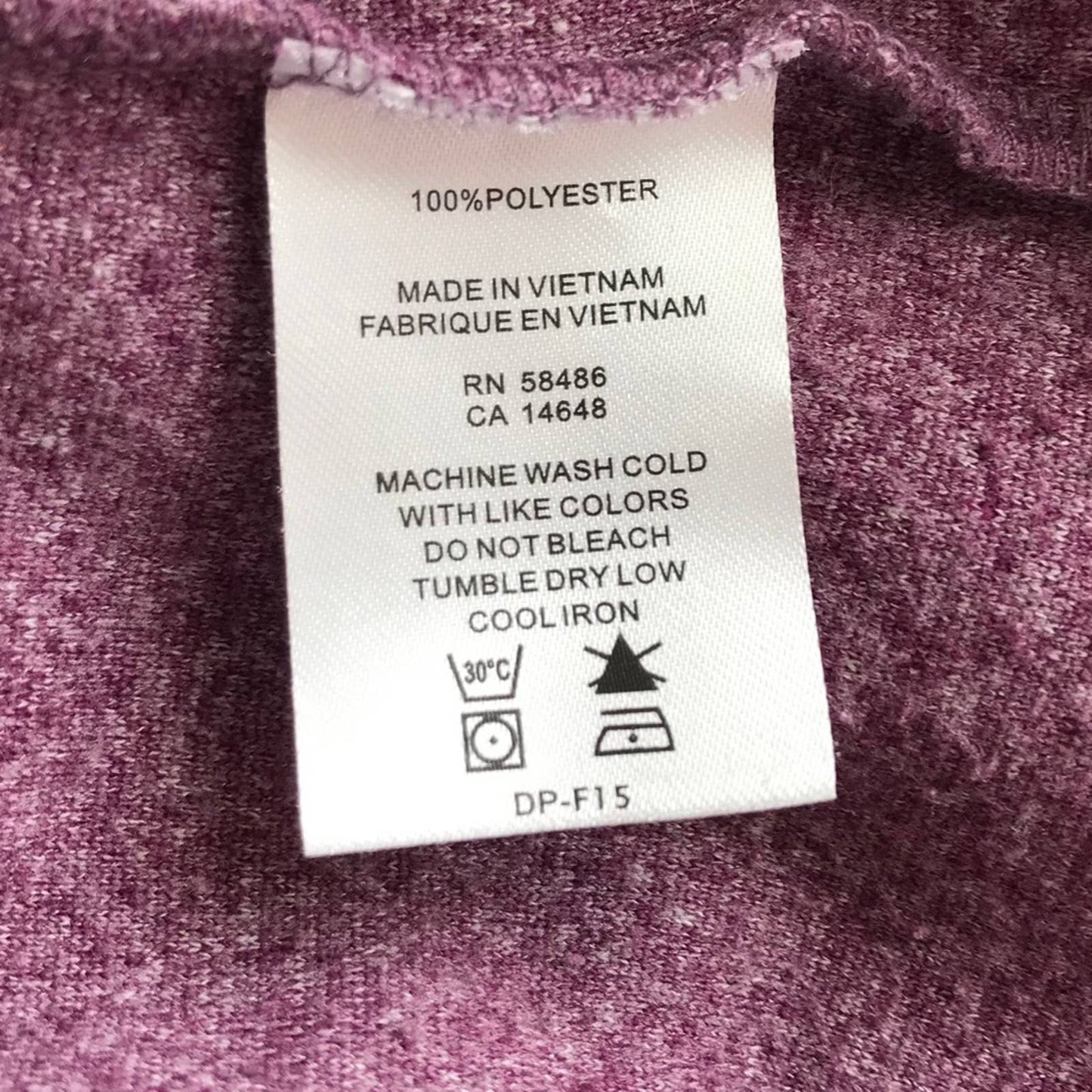 White Sierra Fleece Pullover 1/2 Zip Cozy Purple Soft Jacket Outdoor Layer Size M