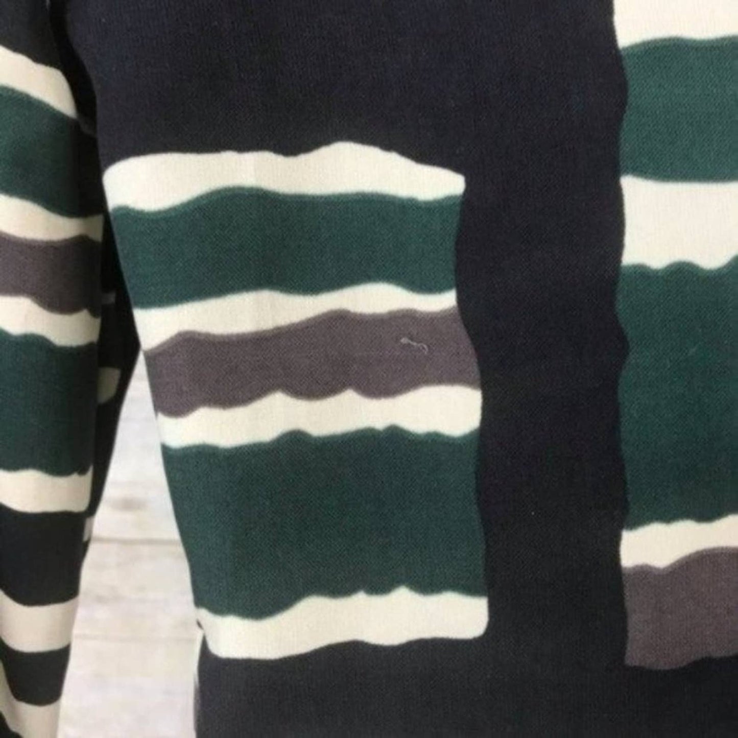 Retro Dress MidMod Vibes Abstract Cocktail Back Zip Geometric Earth Tones Size S