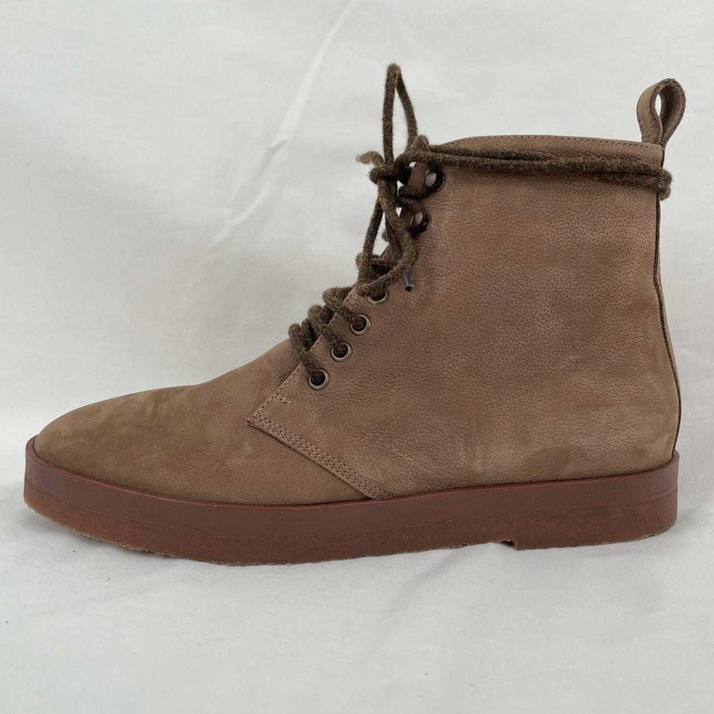 Jenni Kayne Canyon Boot Oiled Leather Nubuck Stone Retro Hiking Vibes Neutral Size EU 40