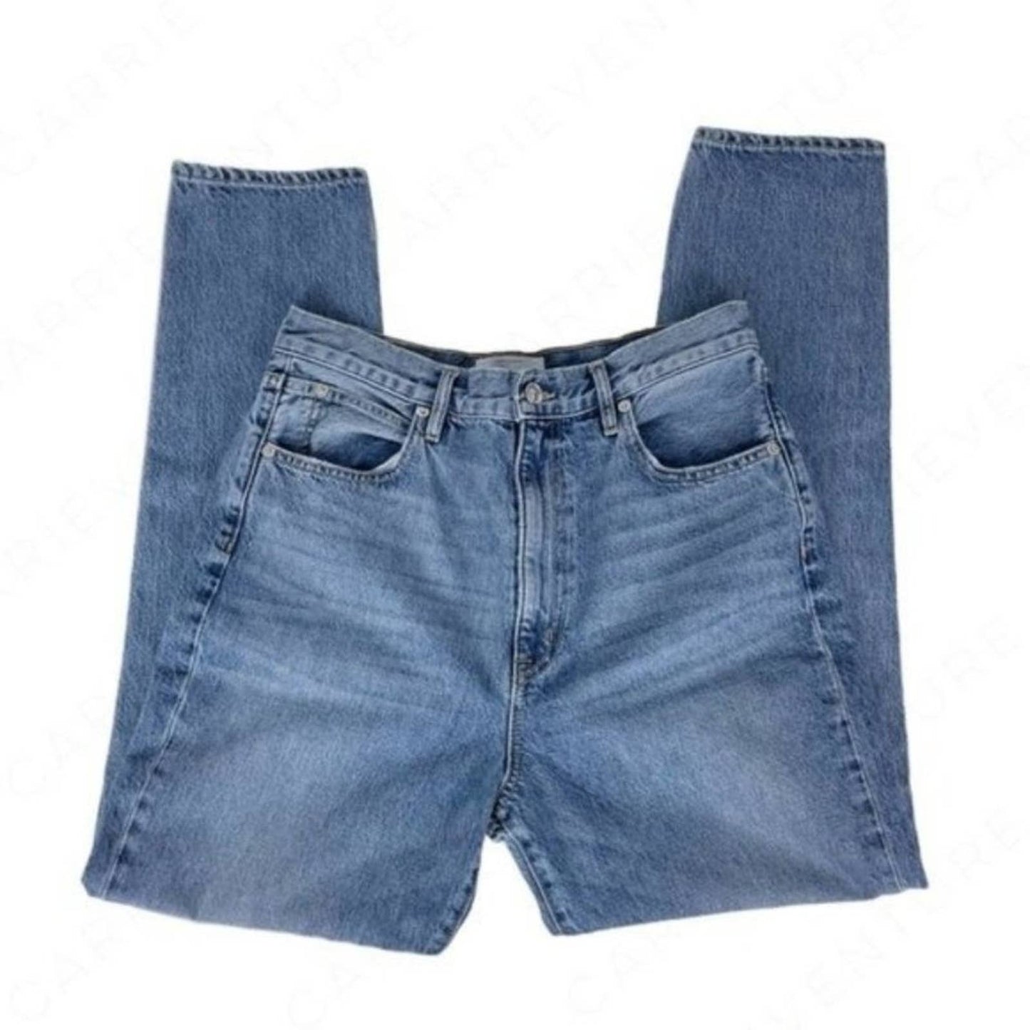 SLVRLAKE Beatnik High Rise Slim Fit Don’t Be Cruel Medium Wash Denim Blue Jeans Size 31