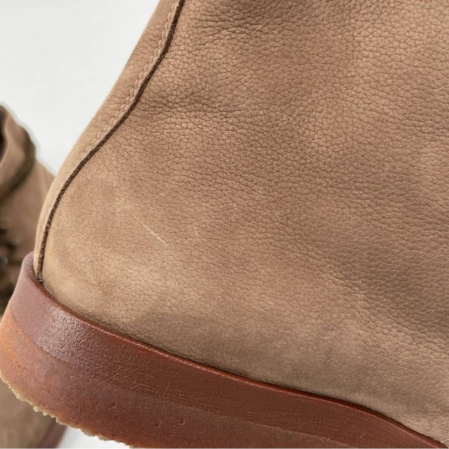 Jenni Kayne Canyon Boot Oiled Leather Nubuck Stone Retro Hiking Vibes Neutral Size EU 40