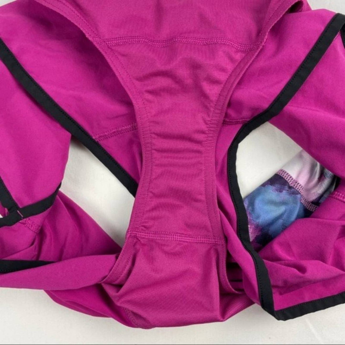 Lululemon Speed Short Raspberry Blooming Pixie Running Athletic Active Shorts Size 8
