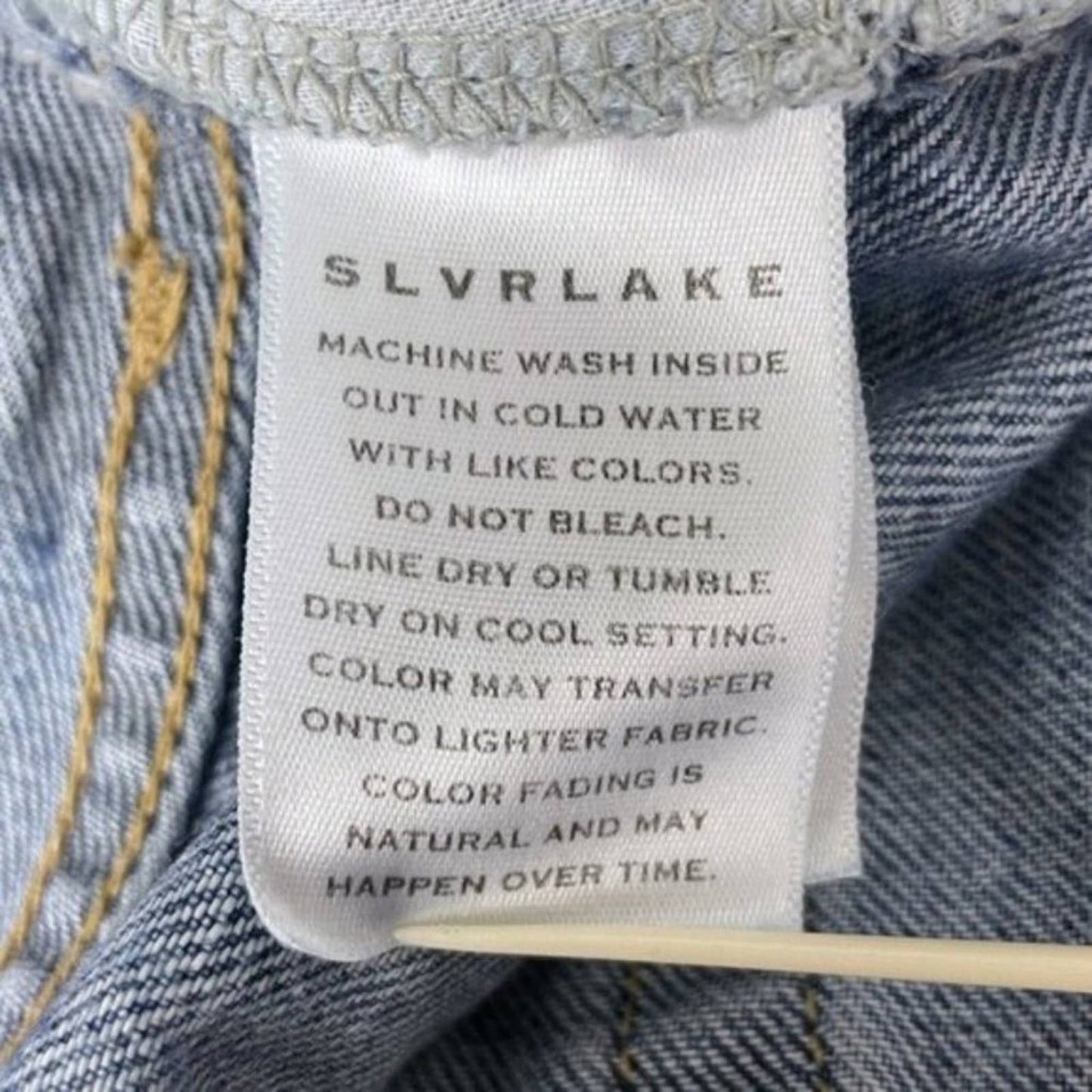 SLVRLAKE Beatnik High Rise Slim Fit Don’t Be Cruel Medium Wash Denim Blue Jeans Size 31