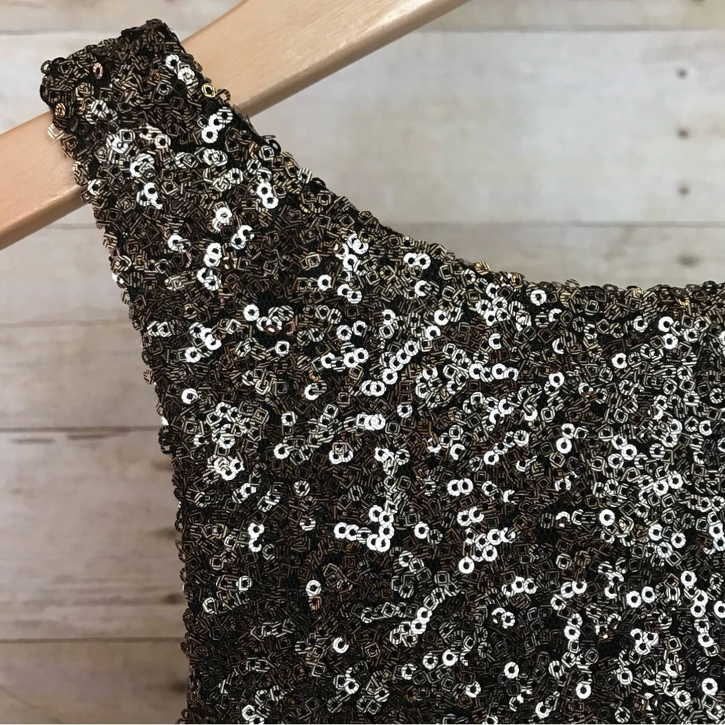 NWT OneTeaspoon Stoned Black Gold Sequin Bodycon Party NYE Holiday Dress Size XXS
