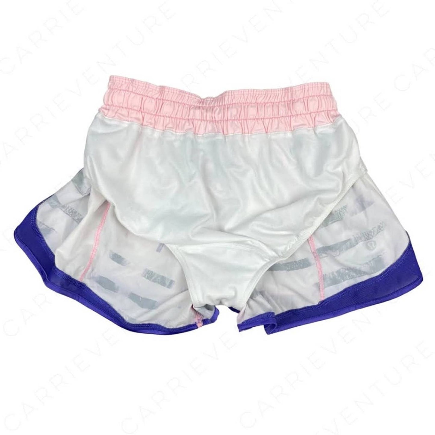 Lululemon Super Squad Short Sunset Stripe Blush Running Active Athletic Shorts Size 4