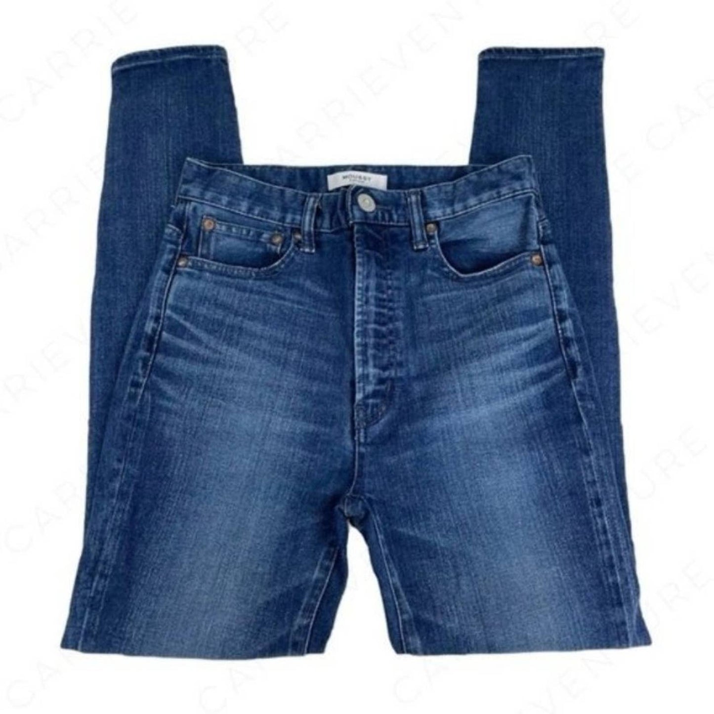 Moussy Vintage Willow Rebirth Skinny Ankle High Rise Stretchy Blue Jeans Style 025CAC12-2243 Size 26