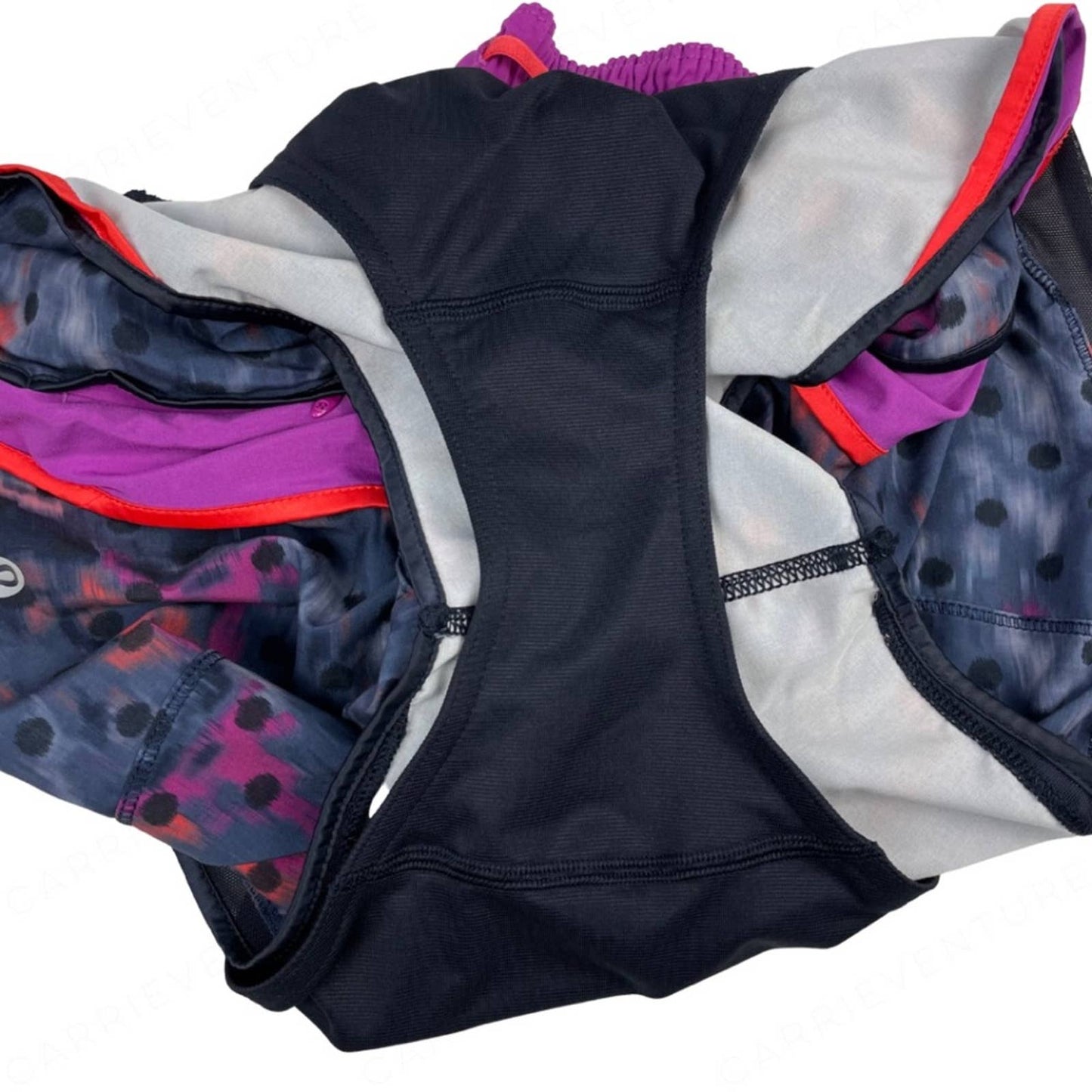 Lululemon Super Squad Short Windy Blooms Print Running Active Athletic Shorts Size 4