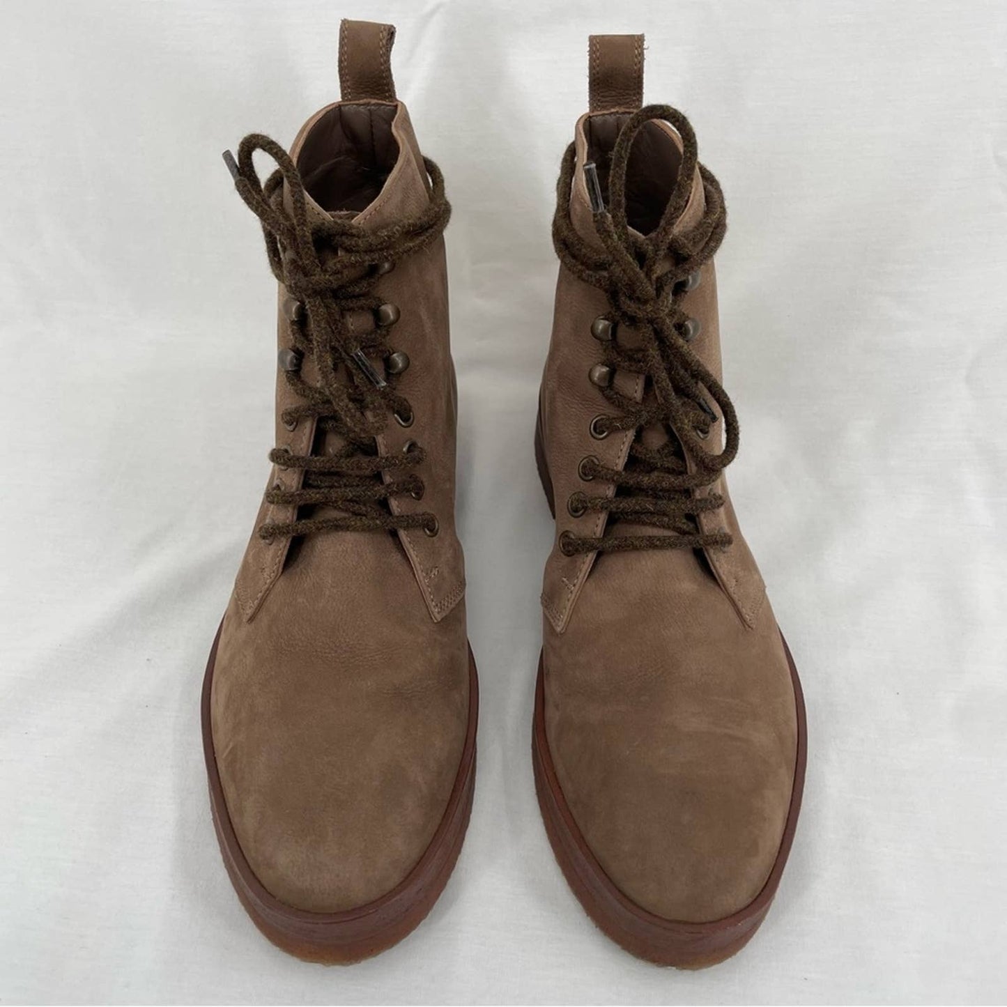 Jenni Kayne Canyon Boot Oiled Leather Nubuck Stone Retro Hiking Vibes Neutral Size EU 40