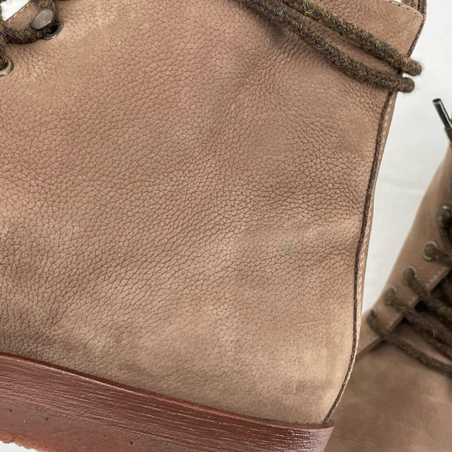 Jenni Kayne Canyon Boot Oiled Leather Nubuck Stone Retro Hiking Vibes Neutral Size EU 40