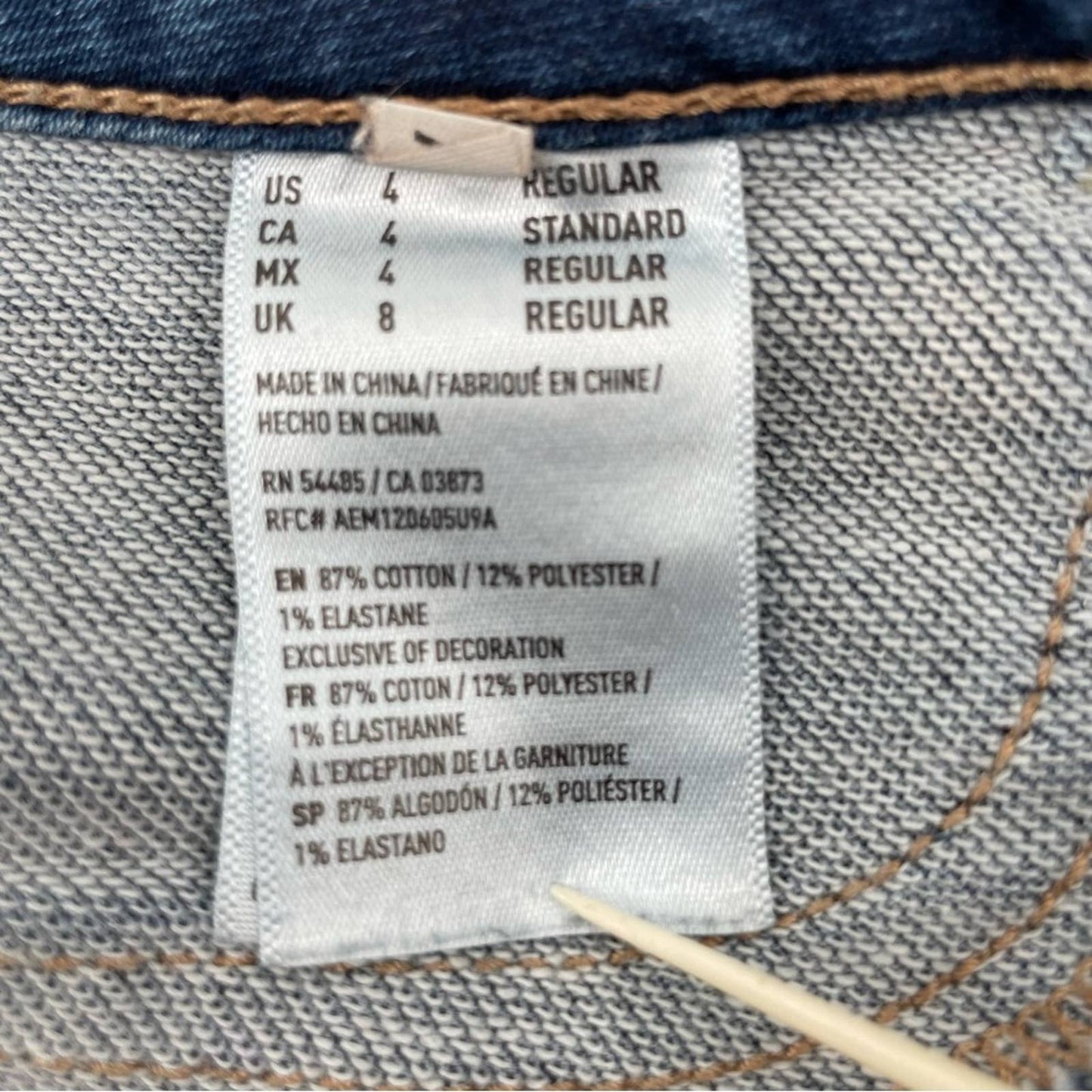 AEO American Eagle Outfitters Hi-Rise Jegging Super Stretch Ripped Jeans Size 4