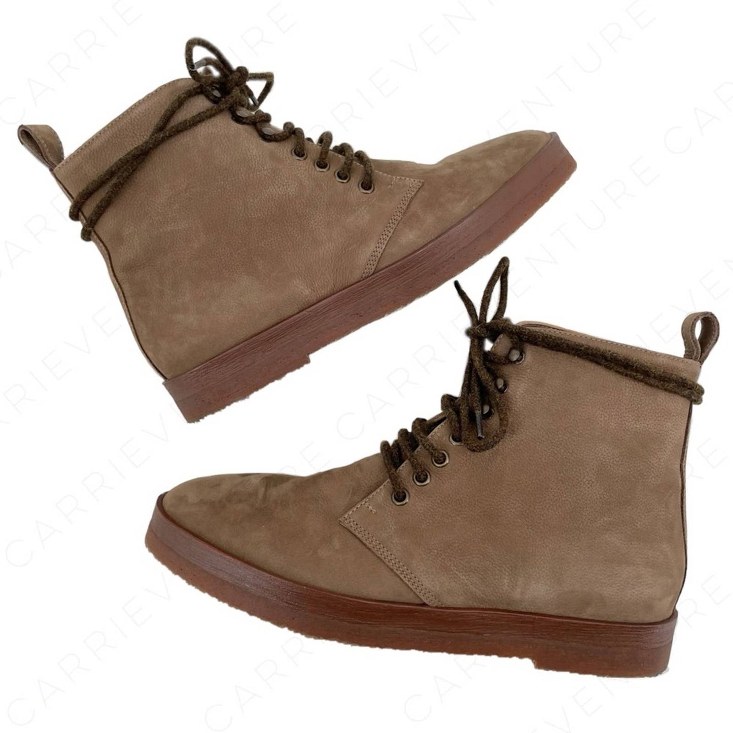 Jenni Kayne Canyon Boot Oiled Leather Nubuck Stone Retro Hiking Vibes Neutral Size EU 40