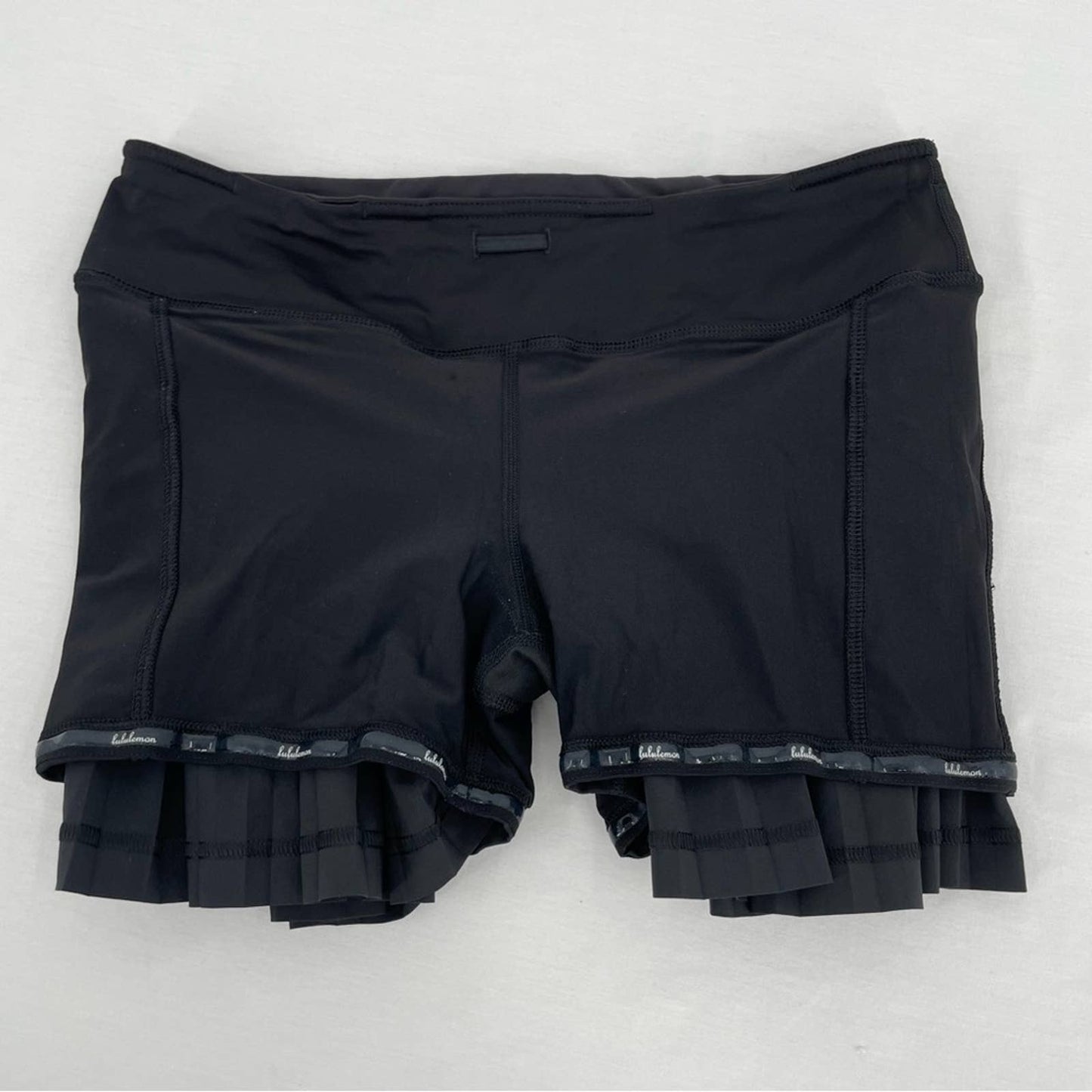 Lululemon Pleat to Street II Black Skirt Skort Golf Tennis Ballerina Twirly Size 6