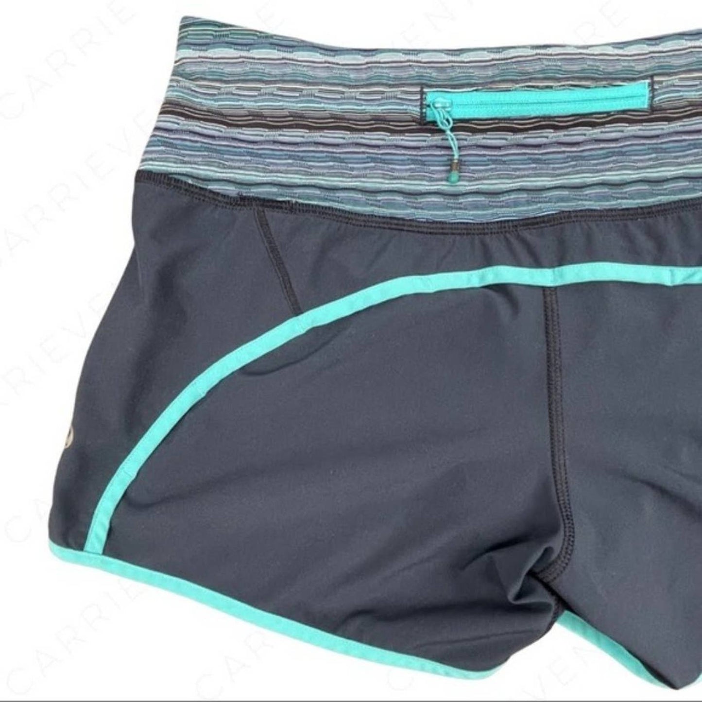 Lululemon Run Times Short Navy Inkwell Space Dye Twist Running Activewear Active Size 4