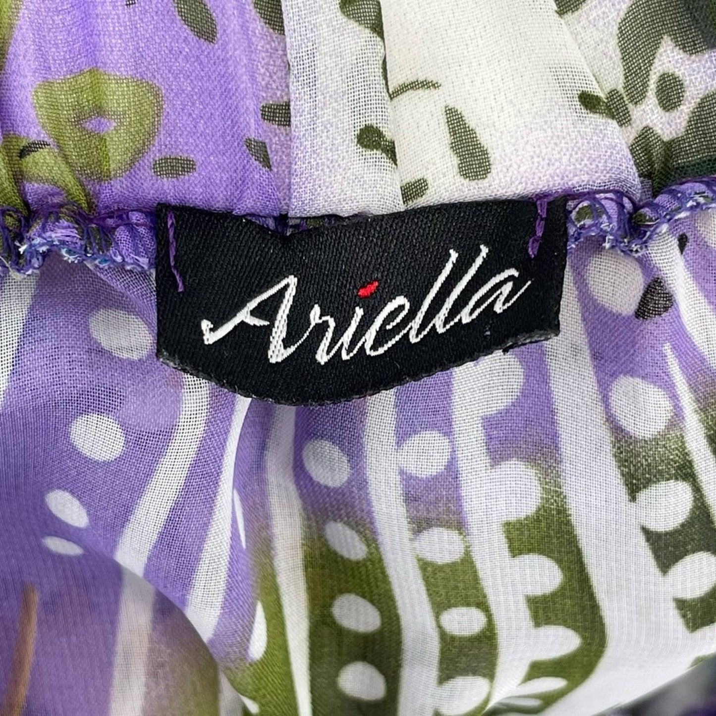 Ariella Purple Floral Printed Chiffon Dress Strapless Elasticized Stretchy Lined Size S