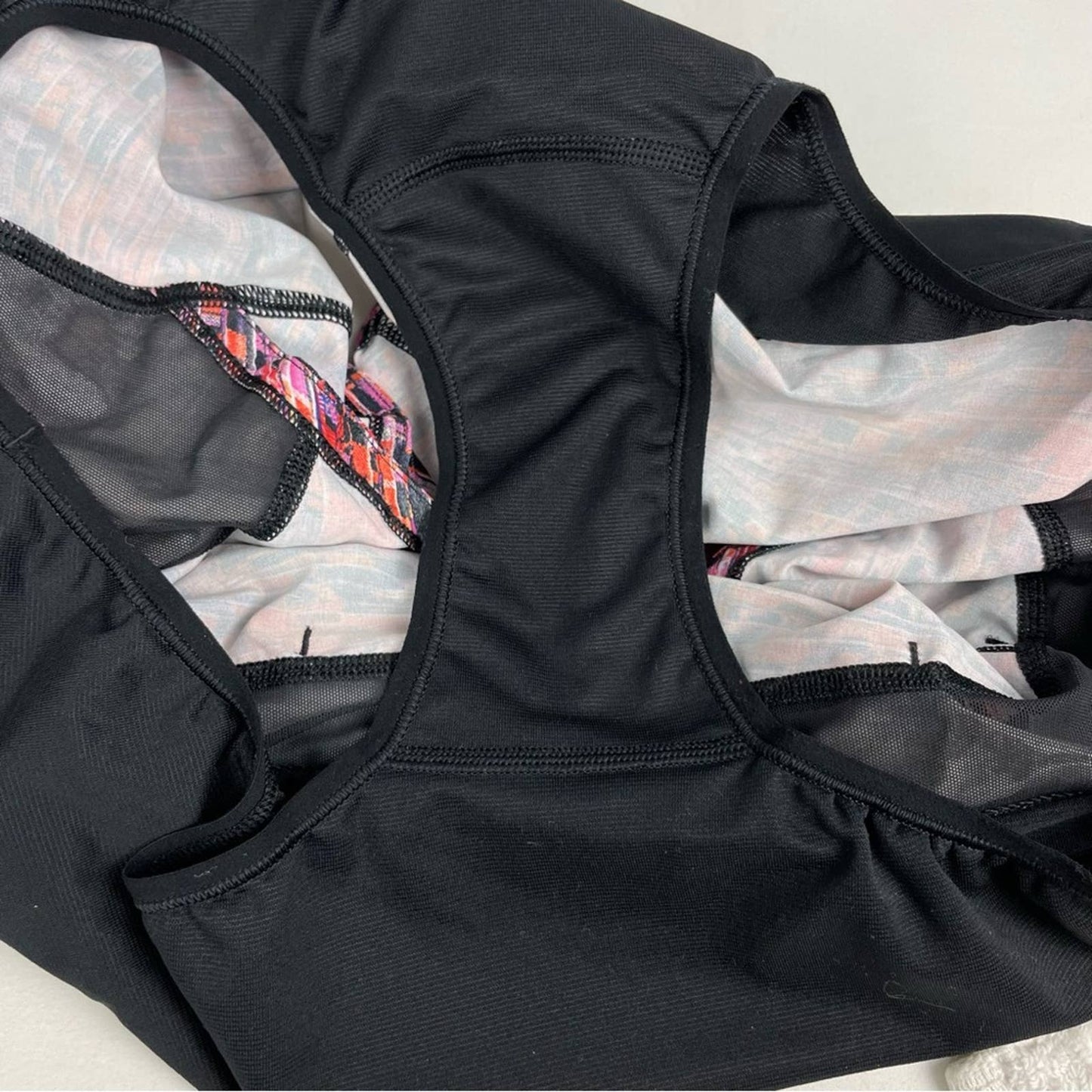 Lululemon Speed Up Short Flash Pleat Orange Multi Black Striped Running Shorts Size 10
