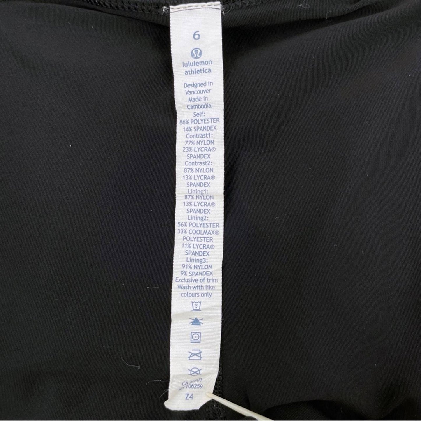 Lululemon Pleat to Street II Black Skirt Skort Golf Tennis Ballerina Twirly Size 6