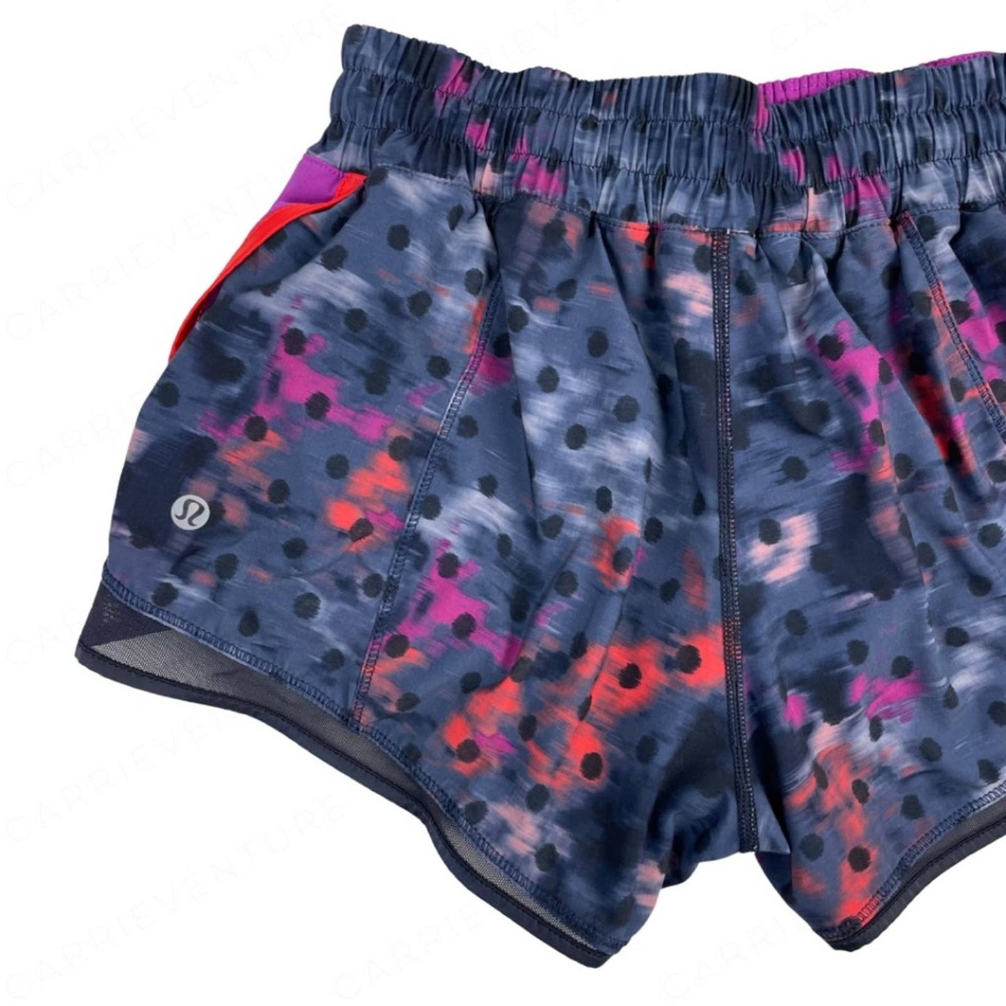 Lululemon Super Squad Short Windy Blooms Print Running Active Athletic Shorts Size 4