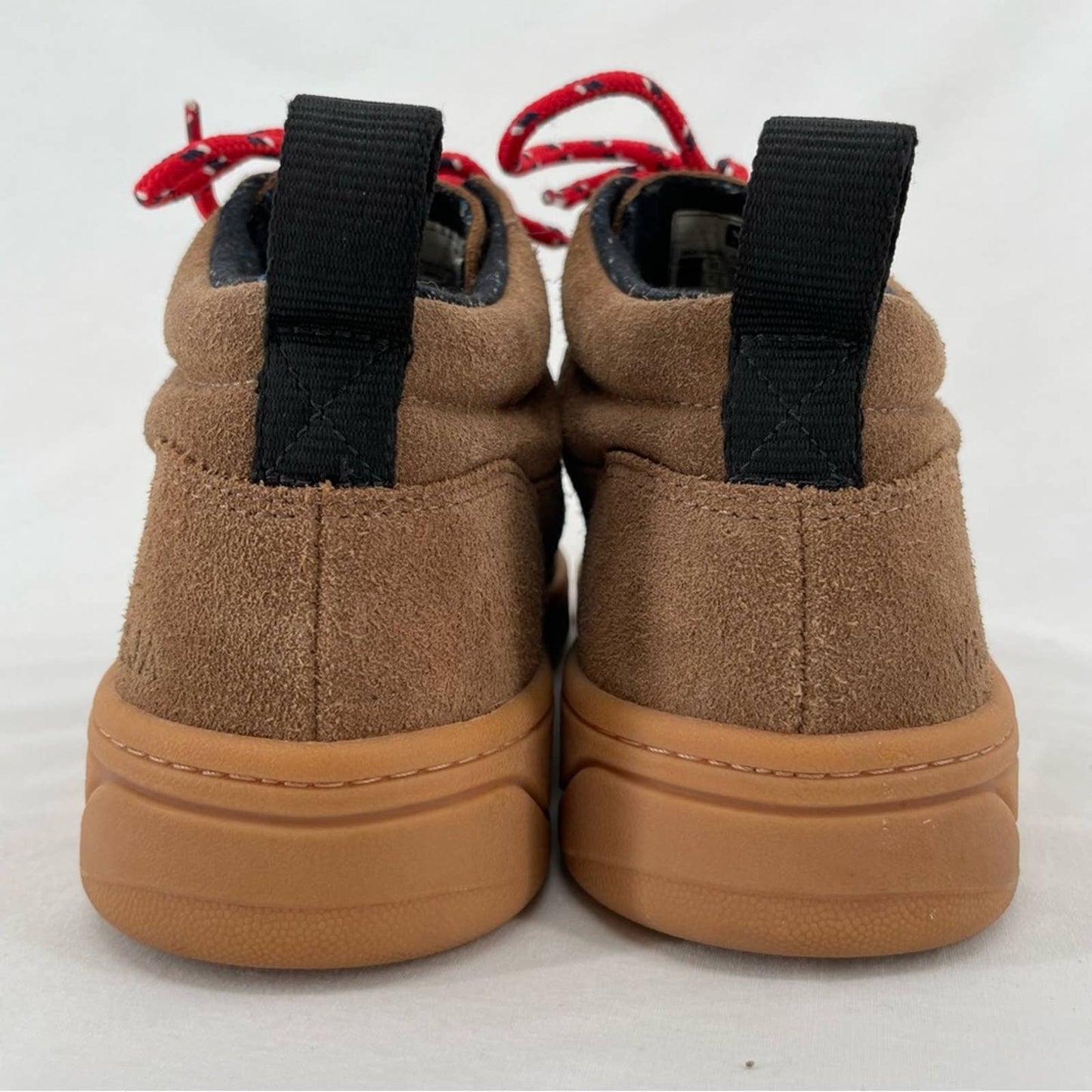 Veja Roraima Brown Black Gum Suede Leather Flannel Lined Lace Up Boot Sneakers Size 9