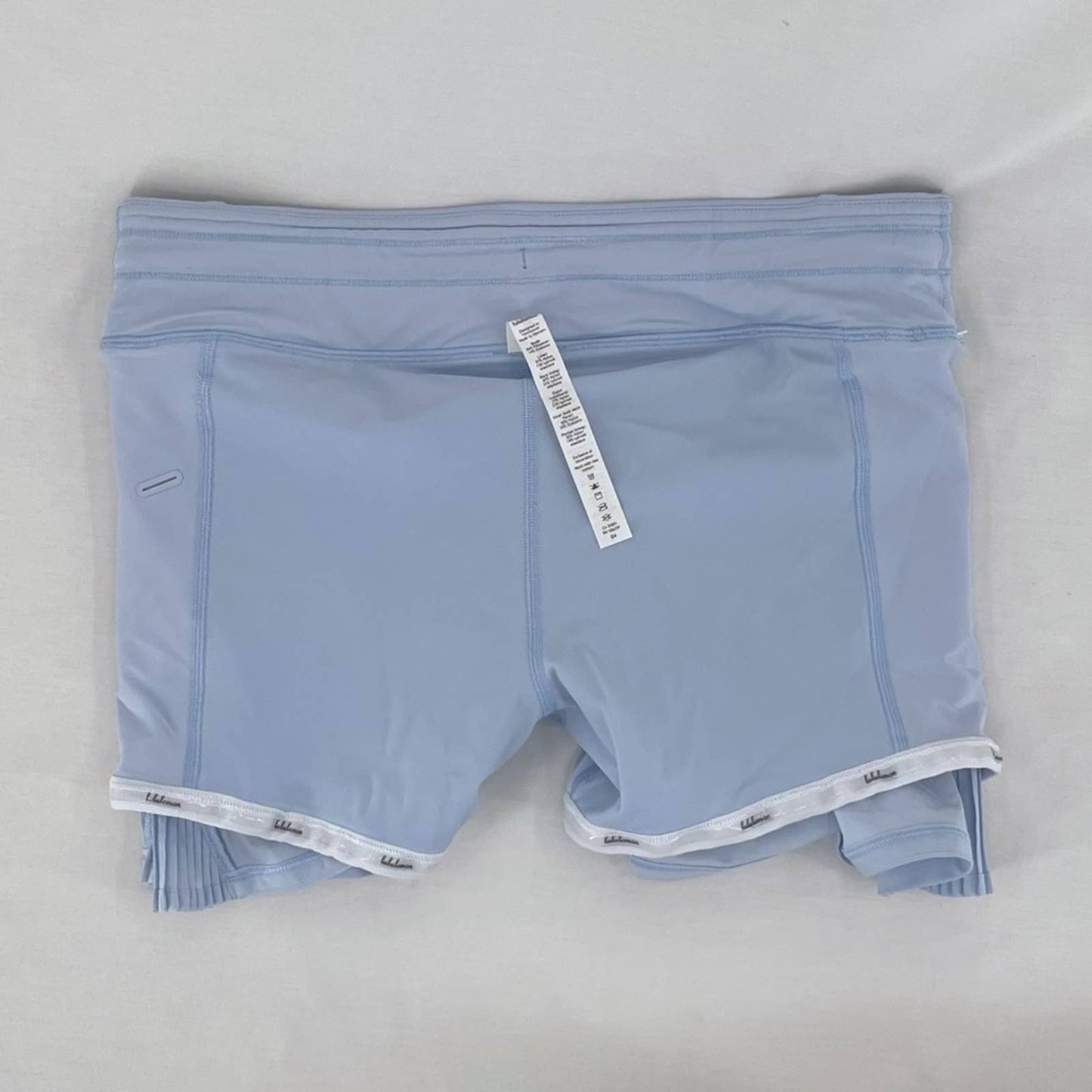 NWT Lululemon Play Off The Pleats Daydream Light Lilac Blue Skirt Skort Pleats Size 8