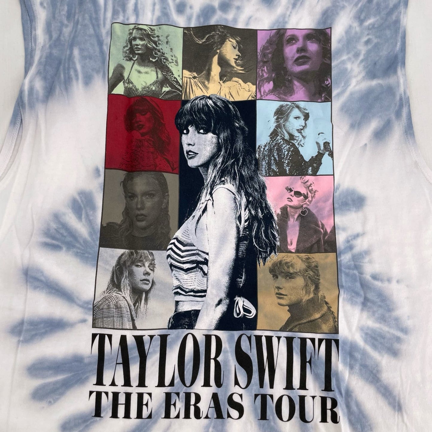 Taylor Swift Eras Tour Tie Dye Tank Top Muscle Tee Stadium Exclusive Merch Size L