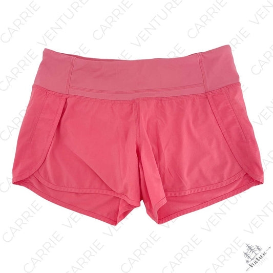 Lululemon Run Times Short Pink Lemonade Bubblegum Hot Pink Running Active Shorts Size 6