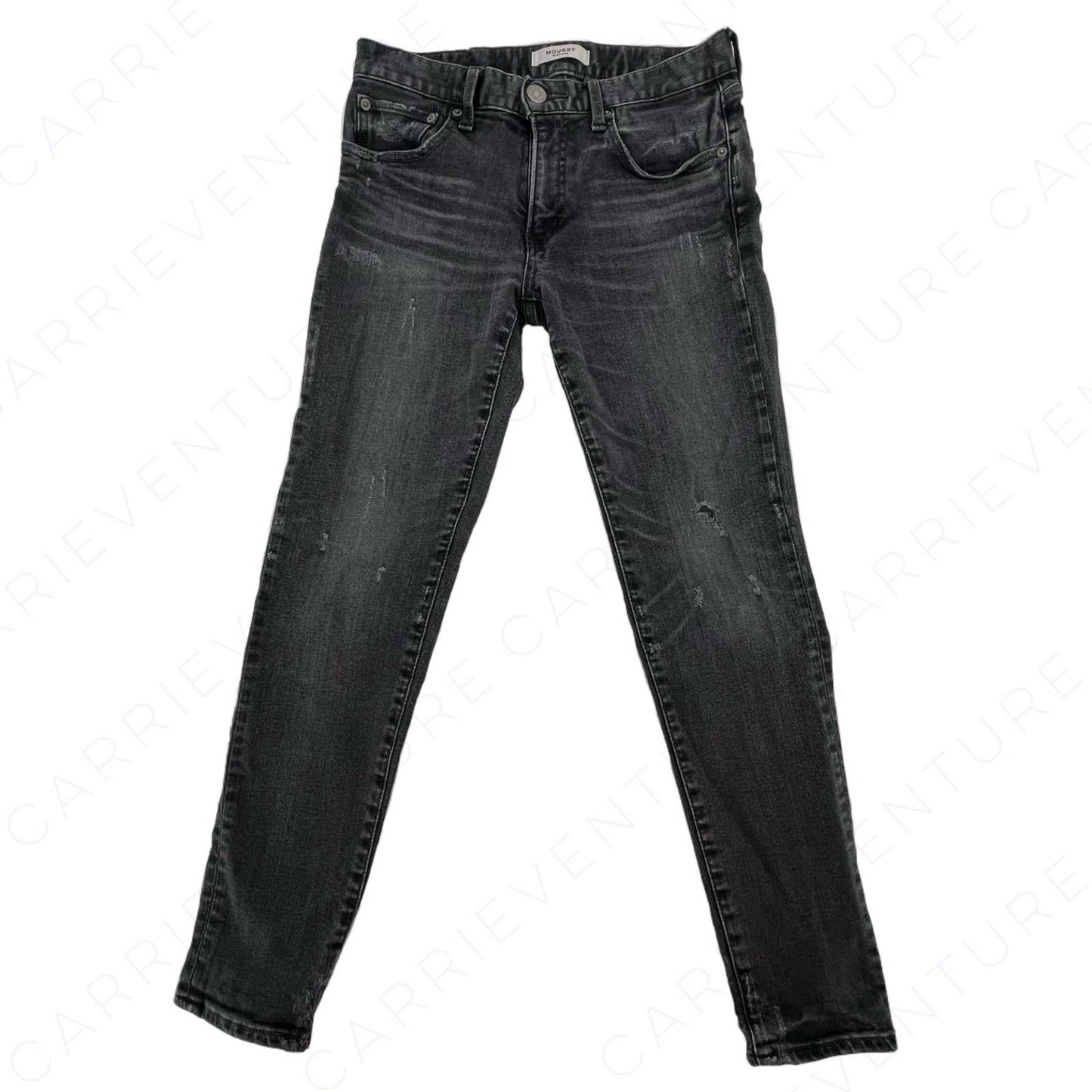 Moussy Vintage Velma Skinny Jeans Black Distressed Style 025CSC12-1160 Size 27