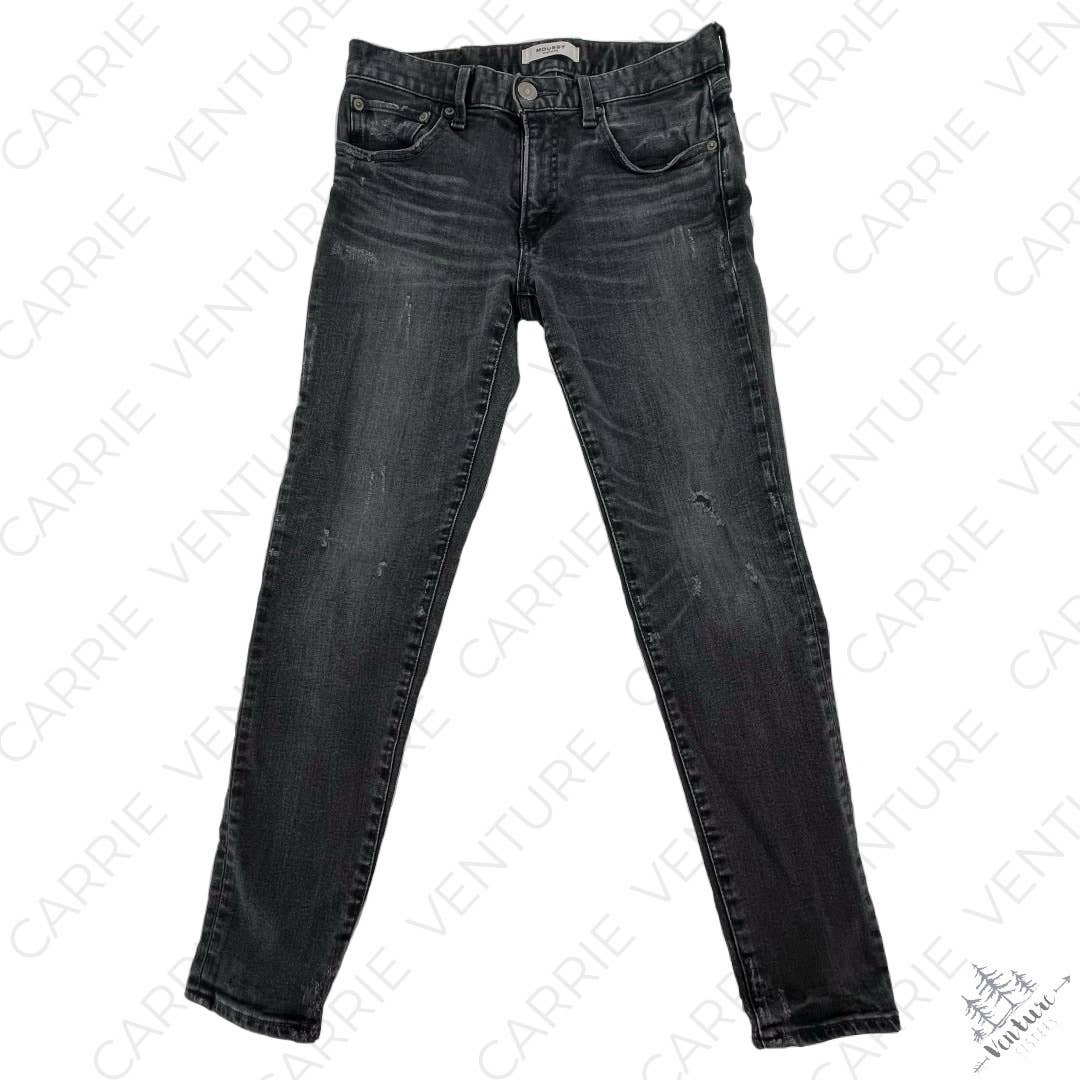 Moussy Vintage Velma Skinny Jeans Black Distressed Style 025CSC12-1160 Size 27