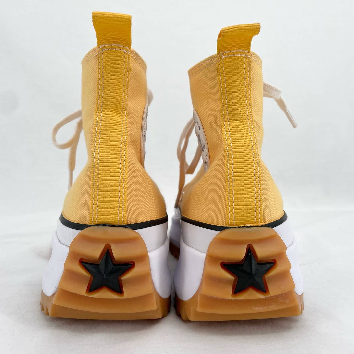 Converse Run Star Hike High Yellow Citron Zest Gum Platform Sneakers Shoes Size W 8.5