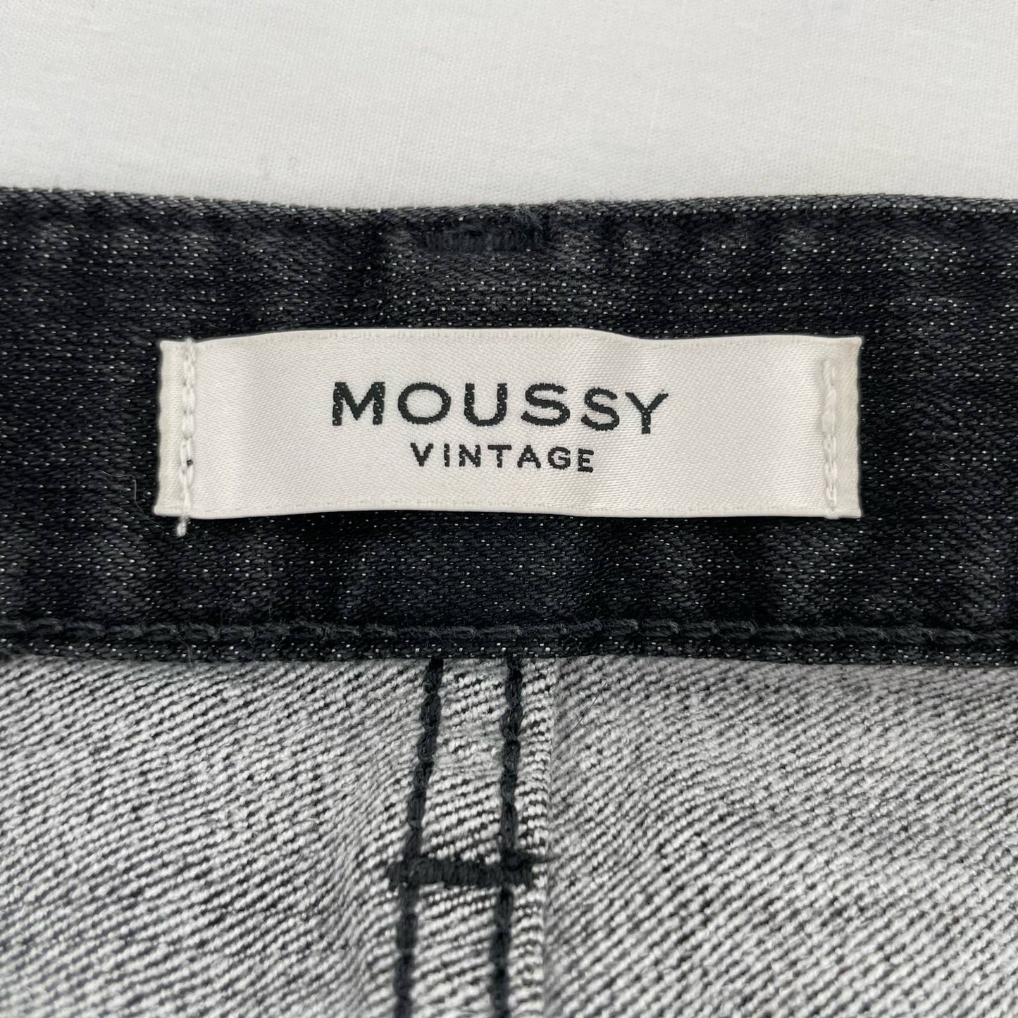 Moussy Vintage MVS Black Skinny Jeans Classic Grunge Style 010BSC12-2380 Size 27