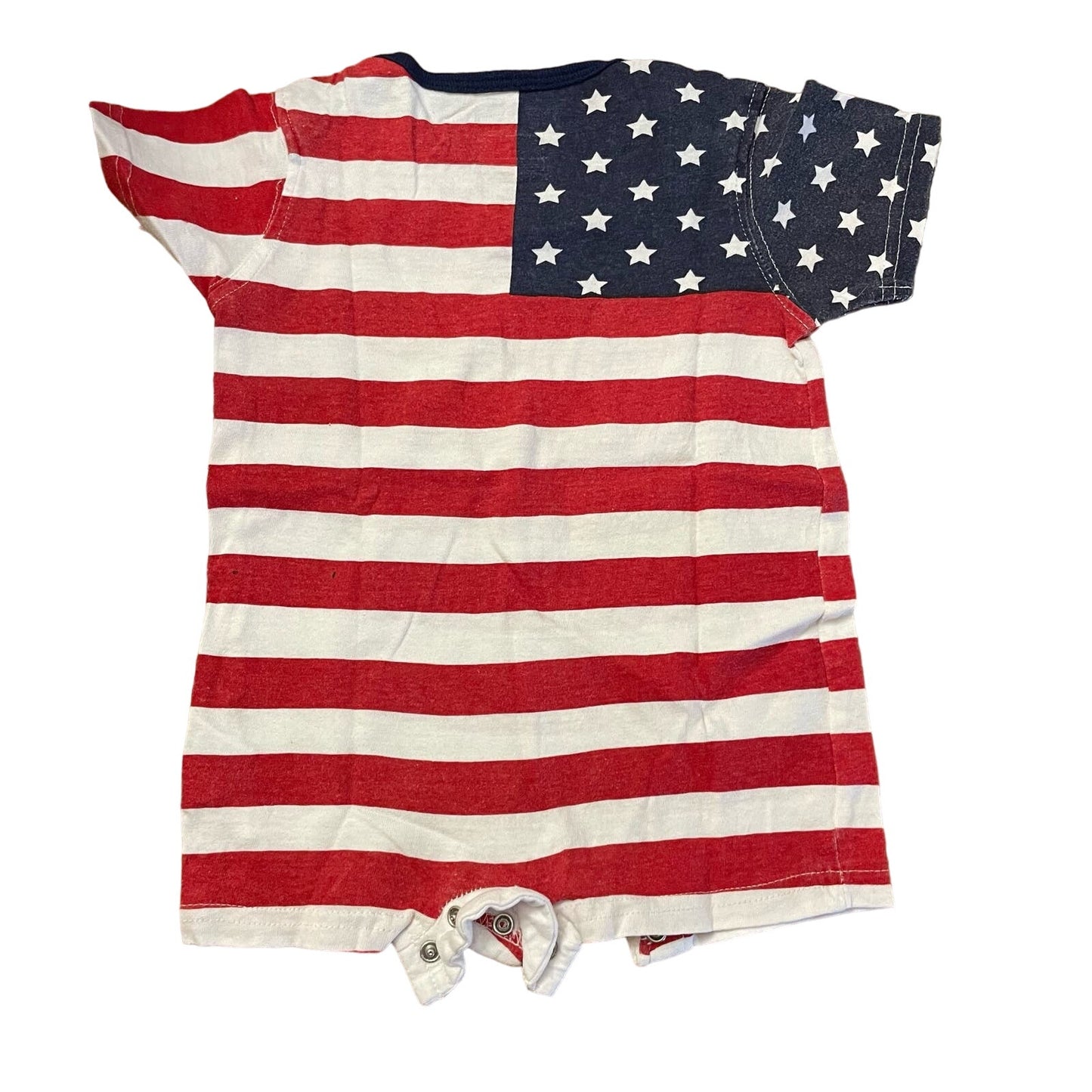 OBX American Flag Baby Romper Outer Banks July 4th Memorial Day Outfit 6 Months